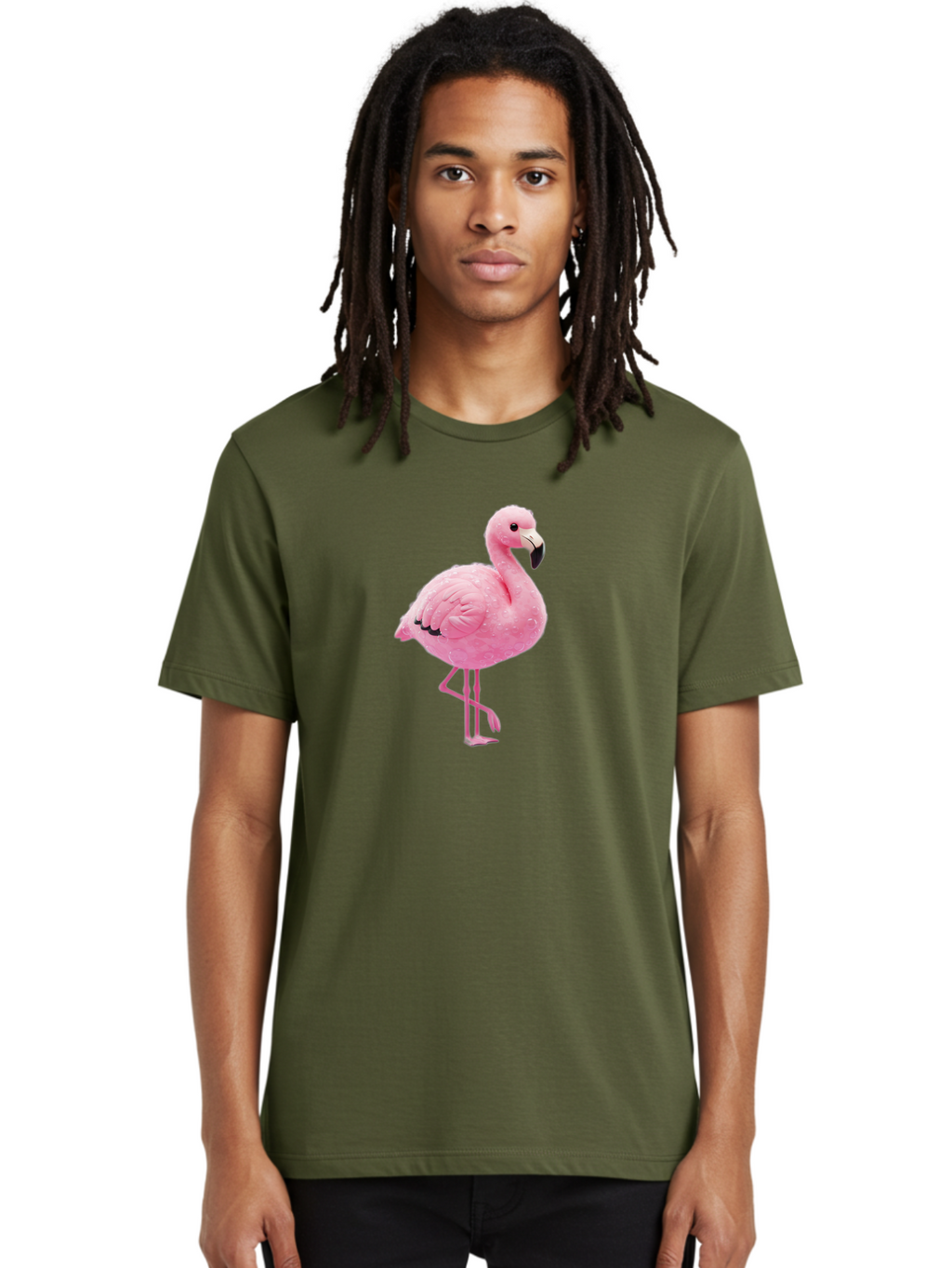 Pink-Flamingo-1 Men'S Graphic Tee, 100% Cotton, Comfortable Casual Summer Wear, Machine Washable, Vintage Camera, Old Camera, Antique Camera, Black Camera, Classic Photography, Photography Equipment, Nostalgic Device, Film Camera, Camera Art Bal113