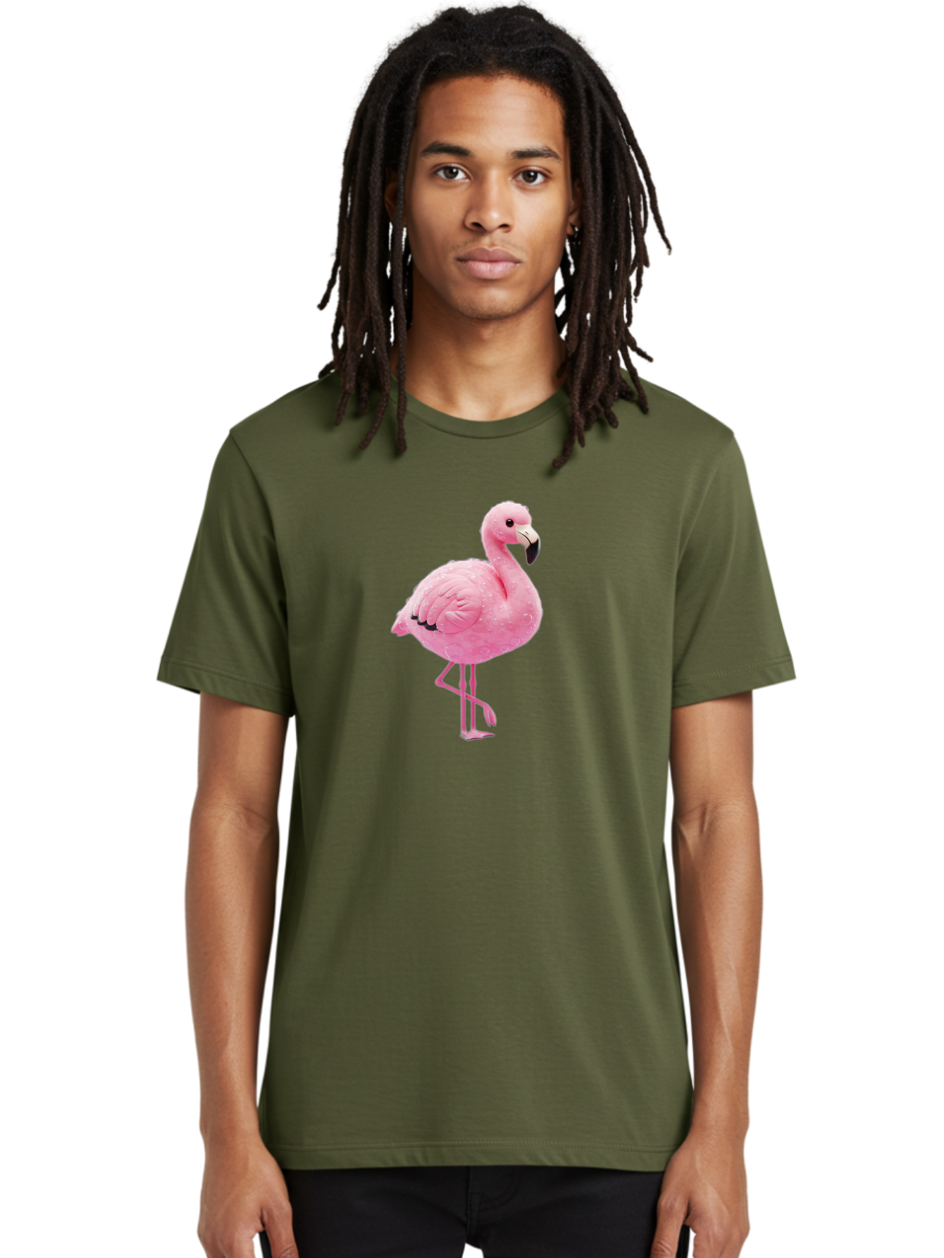 Pink-Flamingo-1 Men'S Graphic Tee, 100% Cotton, Comfortable Casual Summer Wear, Machine Washable, Vintage Camera, Old Camera, Antique Camera, Black Camera, Classic Photography, Photography Equipment, Nostalgic Device, Film Camera, Camera Art Bal113