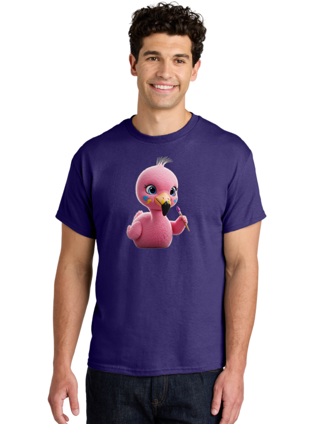 Pink-Flamingo-10 Men'S Graphic Tee, 100% Cotton, Comfortable Casual Summer Wear, Machine Washable, Vintage Camera, Old Camera, Antique Camera, Black Camera, Classic Photography, Photography Equipment, Nostalgic Device, Film Camera, Camera Art Bal114