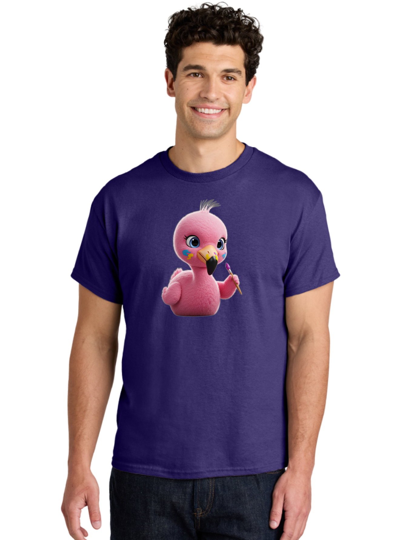 Pink-Flamingo-10 Men'S Graphic Tee, 100% Cotton, Comfortable Casual Summer Wear, Machine Washable, Vintage Camera, Old Camera, Antique Camera, Black Camera, Classic Photography, Photography Equipment, Nostalgic Device, Film Camera, Camera Art Bal114