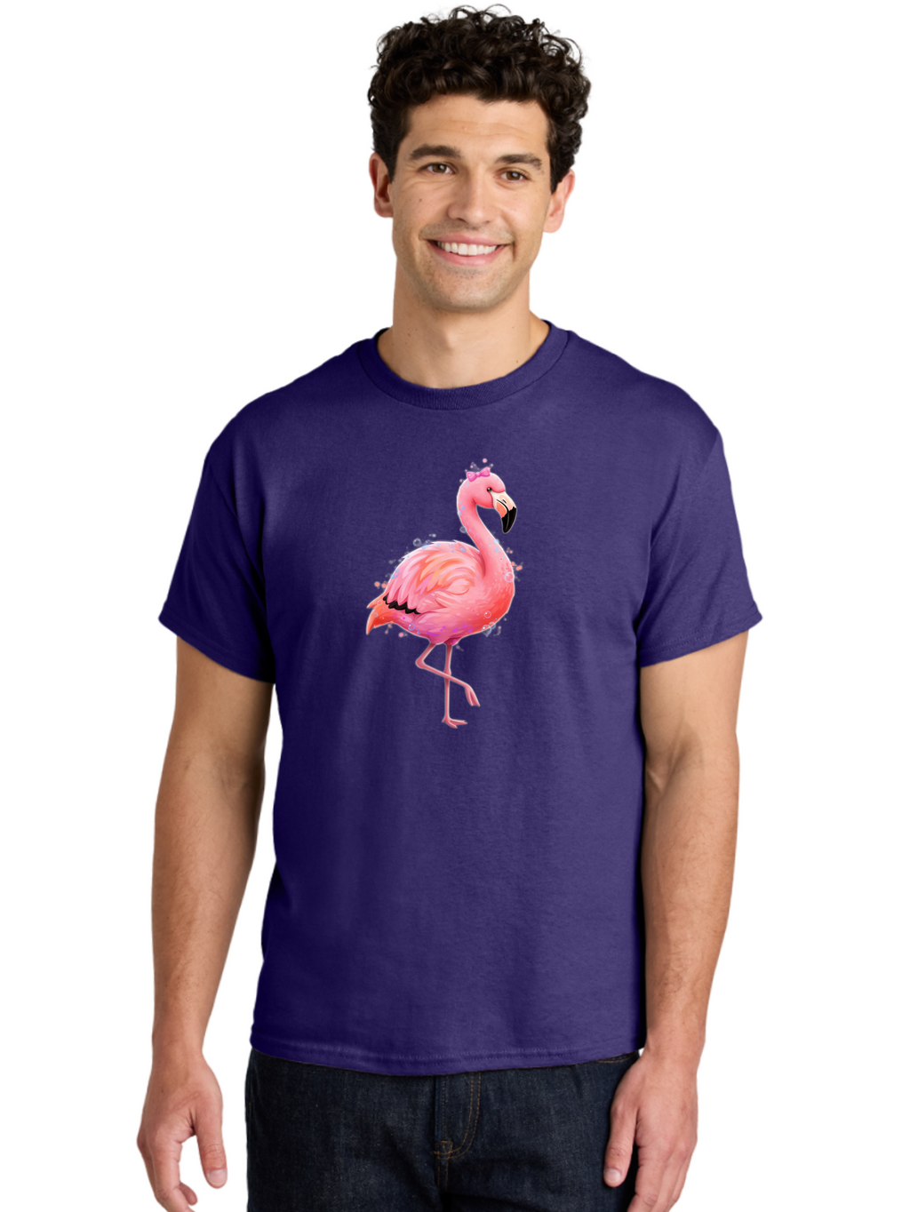 Pink-Flamingo-4 Men'S Graphic Tee, 100% Cotton, Comfortable Casual Summer Wear, Machine Washable, Vintage Camera, Old Camera, Antique Camera, Black Camera, Classic Photography, Photography Equipment, Nostalgic Device, Film Camera, Camera Art Bal117