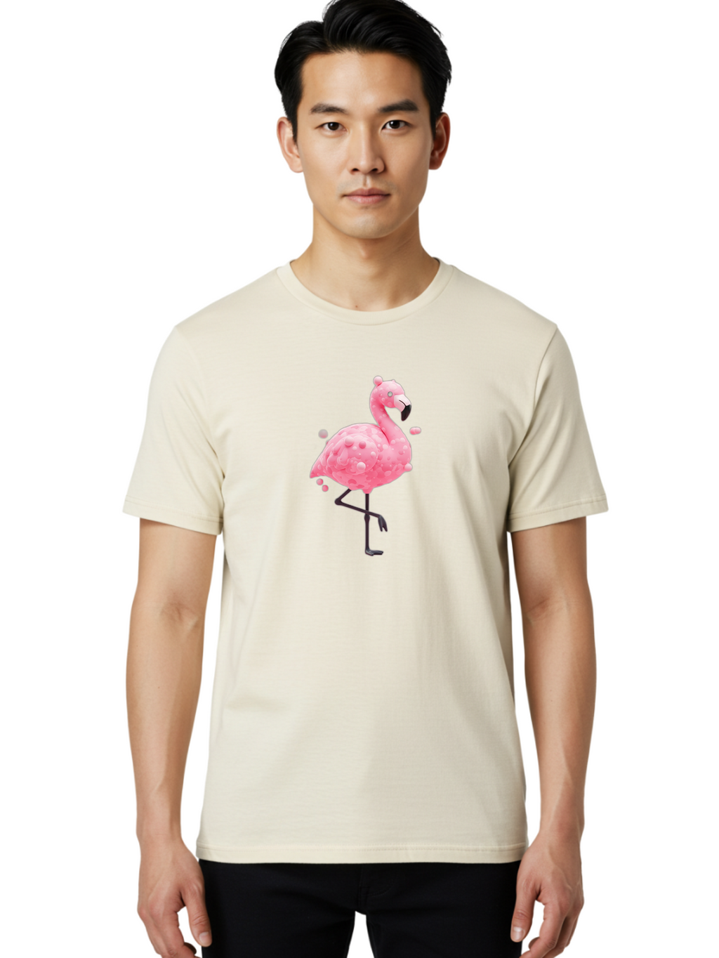 Pink-Flamingo-5 Men'S Graphic Tee, 100% Cotton, Comfortable Casual Summer Wear, Machine Washable, Vintage Camera, Old Camera, Antique Camera, Black Camera, Classic Photography, Photography Equipment, Nostalgic Device, Film Camera, Camera Art Bal118