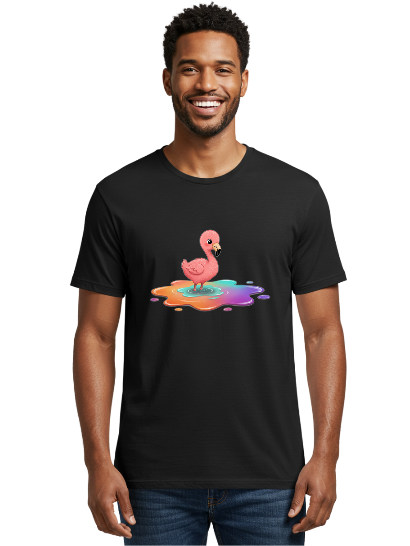 Pink-Flamingo-8 Men'S Graphic Tee, 100% Cotton, Comfortable Casual Summer Wear, Machine Washable, Vintage Camera, Old Camera, Antique Camera, Black Camera, Classic Photography, Photography Equipment, Nostalgic Device, Film Camera, Camera Art Bal121