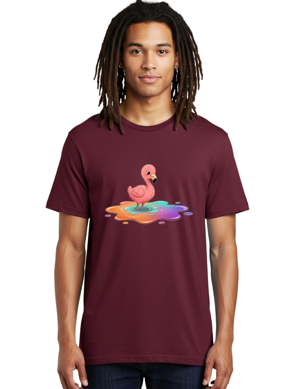 Pink-Flamingo-8 Men'S Graphic Tee, 100% Cotton, Comfortable Casual Summer Wear, Machine Washable, Vintage Camera, Old Camera, Antique Camera, Black Camera, Classic Photography, Photography Equipment, Nostalgic Device, Film Camera, Camera Art Bal121