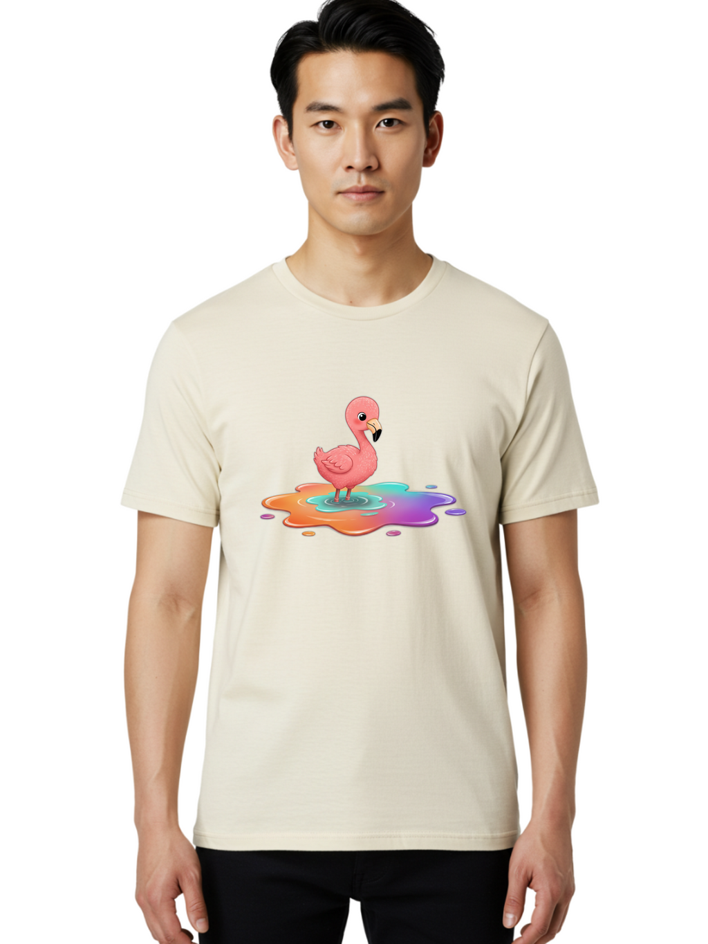 Pink-Flamingo-8 Men'S Graphic Tee, 100% Cotton, Comfortable Casual Summer Wear, Machine Washable, Vintage Camera, Old Camera, Antique Camera, Black Camera, Classic Photography, Photography Equipment, Nostalgic Device, Film Camera, Camera Art Bal121