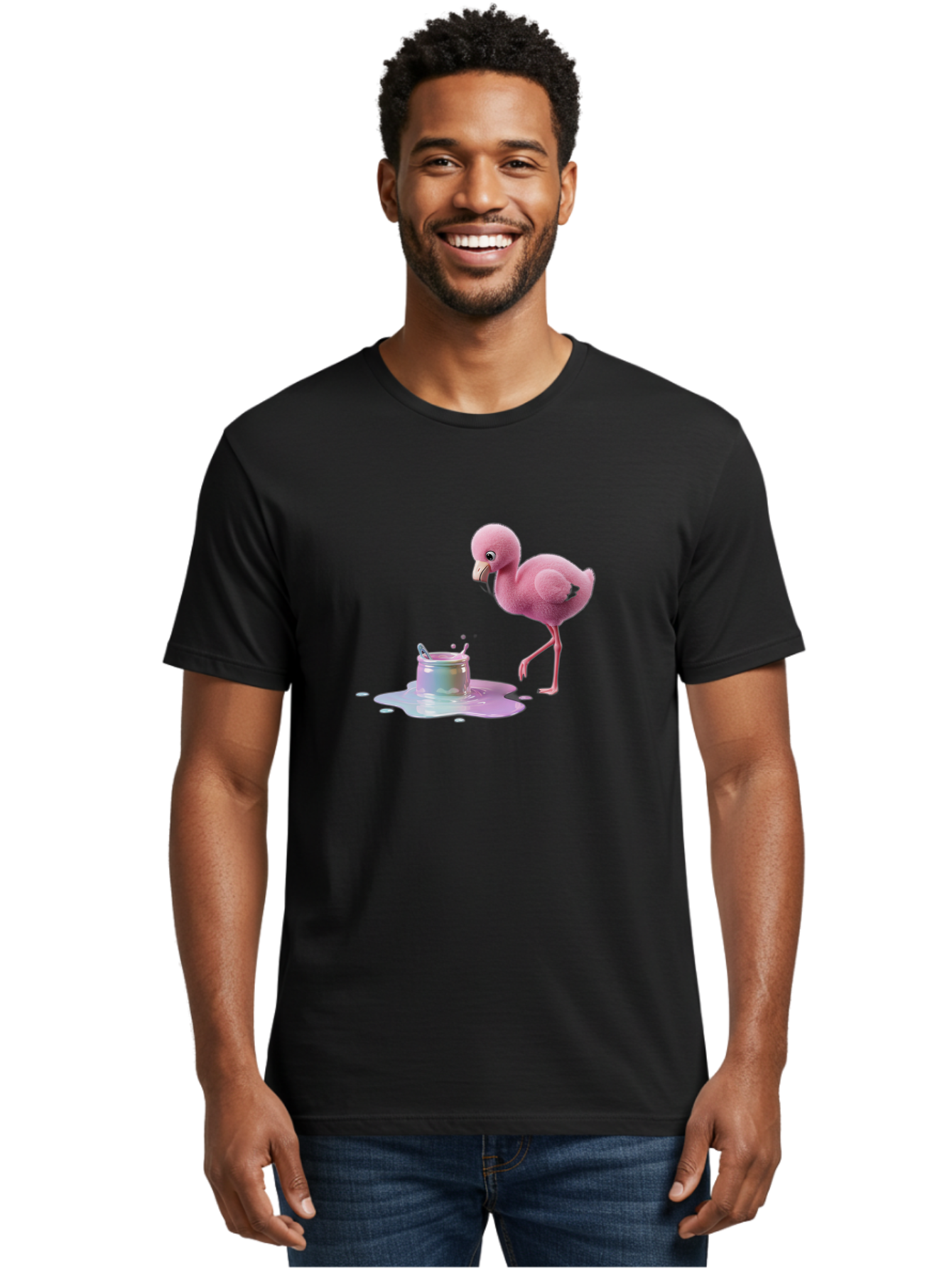 Pink-Flamingo-9 Men'S Graphic Tee, 100% Cotton, Comfortable Casual Summer Wear, Machine Washable, Vintage Camera, Old Camera, Antique Camera, Black Camera, Classic Photography, Photography Equipment, Nostalgic Device, Film Camera, Camera Art Bal122