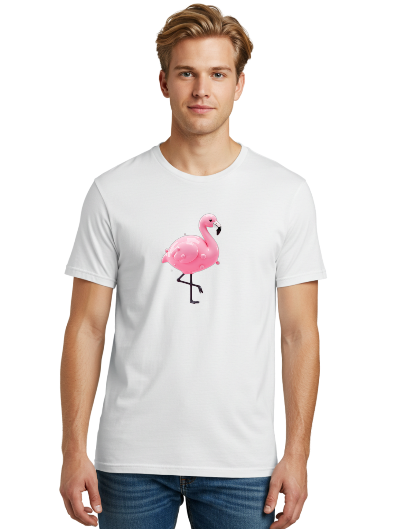 Pink-Flamingo Men'S Graphic Tee, 100% Cotton, Comfortable Casual Summer Wear, Machine Washable, Vintage Camera, Old Camera, Antique Camera, Black Camera, Classic Photography, Photography Equipment, Nostalgic Device, Film Camera, Camera Art Bal123