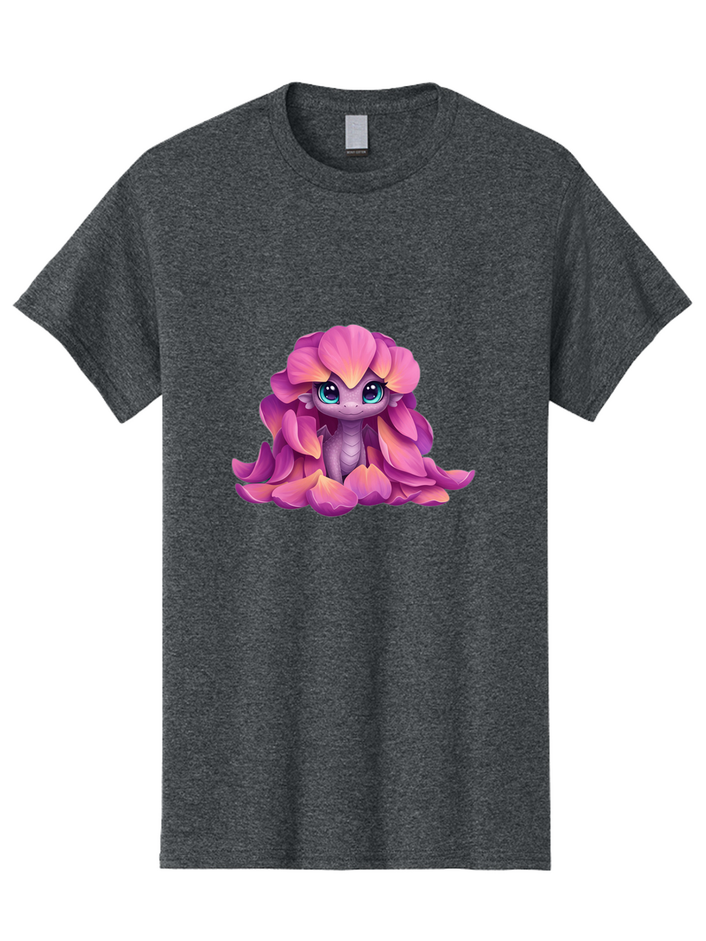 Pink-Flower-Dragon Men'S Graphic Tee, 100% Cotton, Comfortable Casual Summer Wear, Machine Washable, Vintage Camera, Old Camera, Antique Camera, Black Camera, Classic Photography, Photography Equipment, Nostalgic Device, Film Camera, Bal124