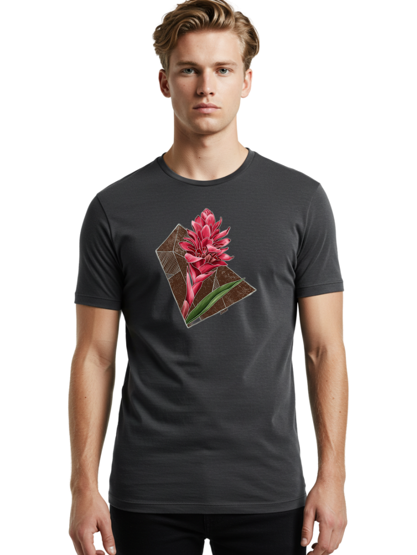 Pink-Ginger Men'S Graphic Tee, 100% Cotton, Comfortable Casual Summer Wear, Machine Washable, Vintage Camera, Old Camera, Antique Camera, Black Camera, Classic Photography, Photography Equipment, Nostalgic Device, Film Camera, Camera Art Bal128