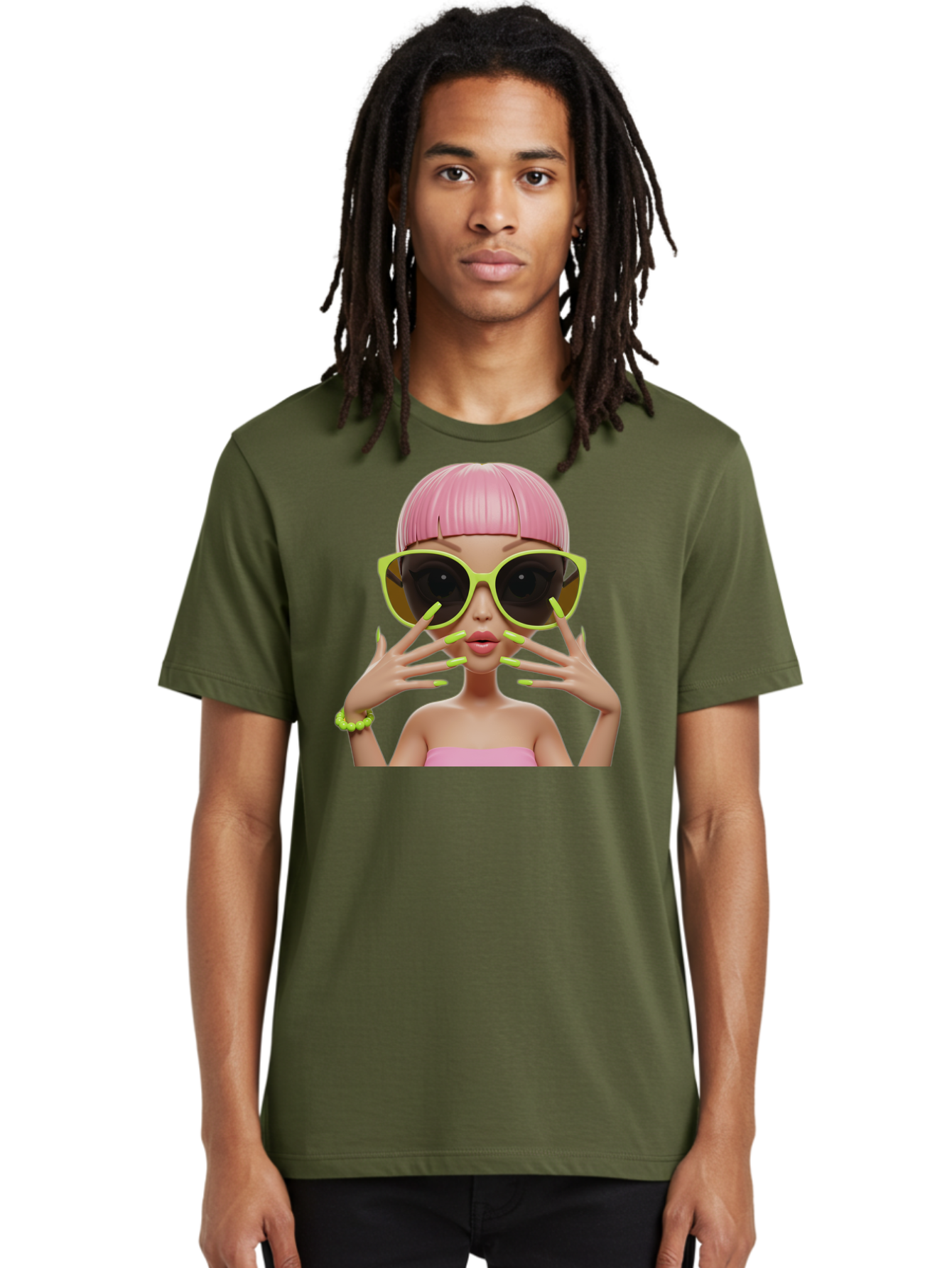 Pink-Hair-Doll Men'S Graphic Tee, 100% Cotton, Comfortable Casual Summer Wear, Machine Washable, Vintage Camera, Old Camera, Antique Camera, Black Camera, Classic Photography, Photography Equipment, Nostalgic Device, Film Camera, Camera Art Bal129