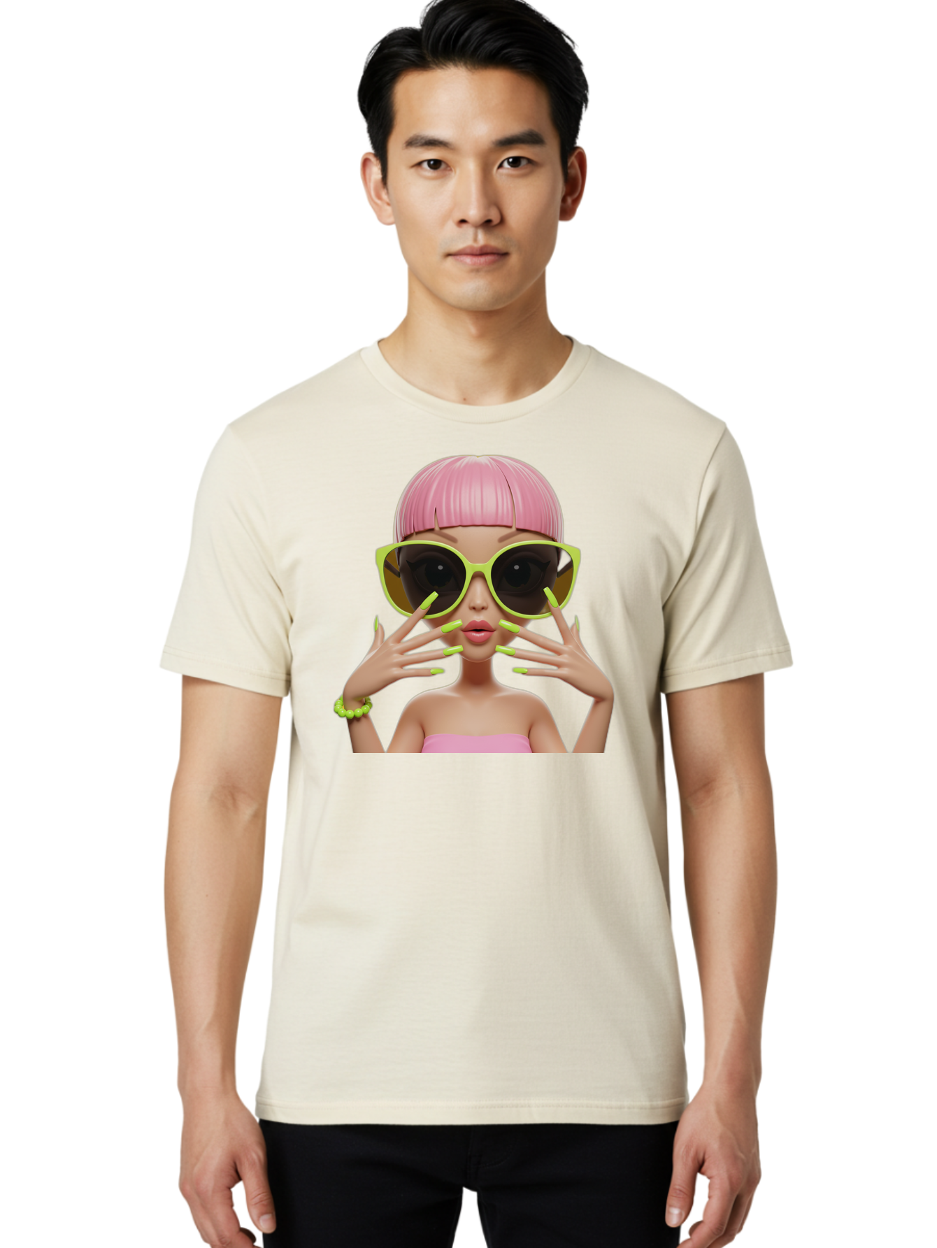 Pink-Hair-Doll Men'S Graphic Tee, 100% Cotton, Comfortable Casual Summer Wear, Machine Washable, Vintage Camera, Old Camera, Antique Camera, Black Camera, Classic Photography, Photography Equipment, Nostalgic Device, Film Camera, Camera Art Bal129