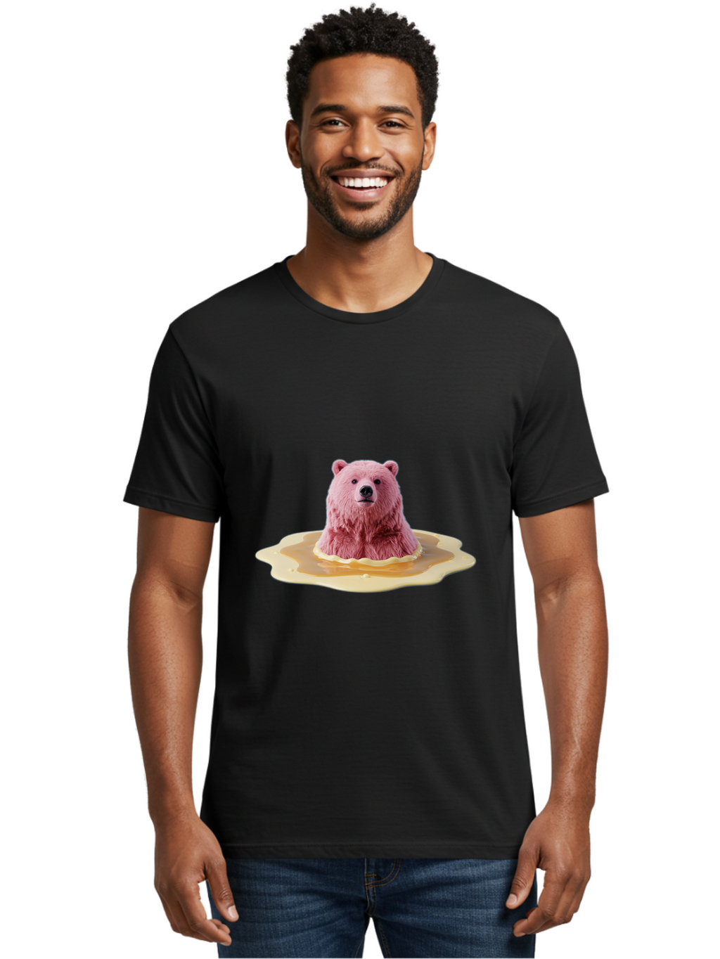 Pink-Polar-Bear Men'S Graphic Tee, 100% Cotton, Comfortable Casual Summer Wear, Machine Washable, Vintage Camera, Old Camera, Antique Camera, Black Camera, Classic Photography, Photography Equipment, Nostalgic Device, Film Camera, Camera Art Bal143