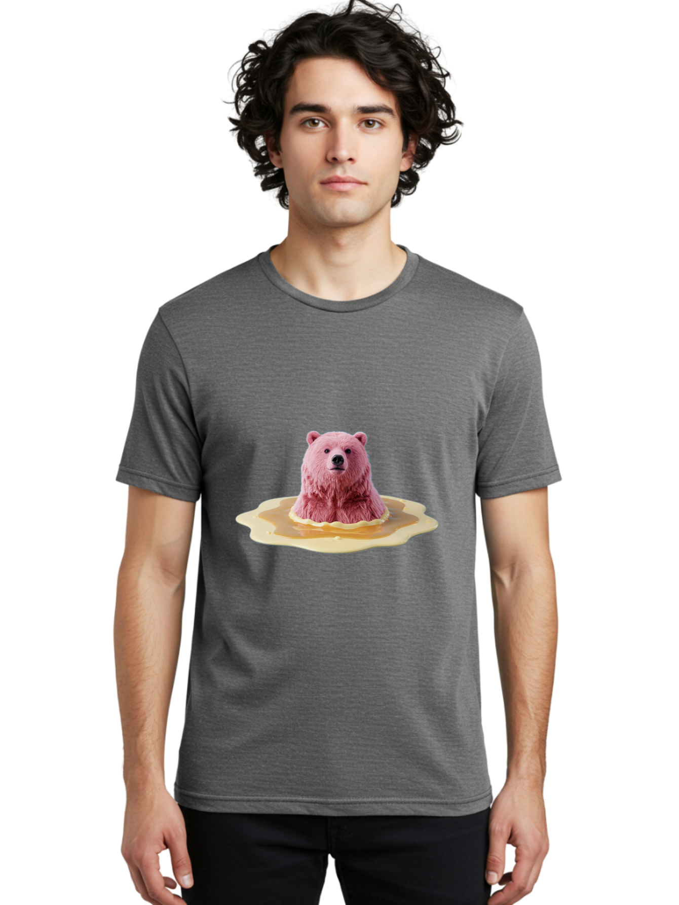 Pink-Polar-Bear Men'S Graphic Tee, 100% Cotton, Comfortable Casual Summer Wear, Machine Washable, Vintage Camera, Old Camera, Antique Camera, Black Camera, Classic Photography, Photography Equipment, Nostalgic Device, Film Camera, Camera Art Bal143