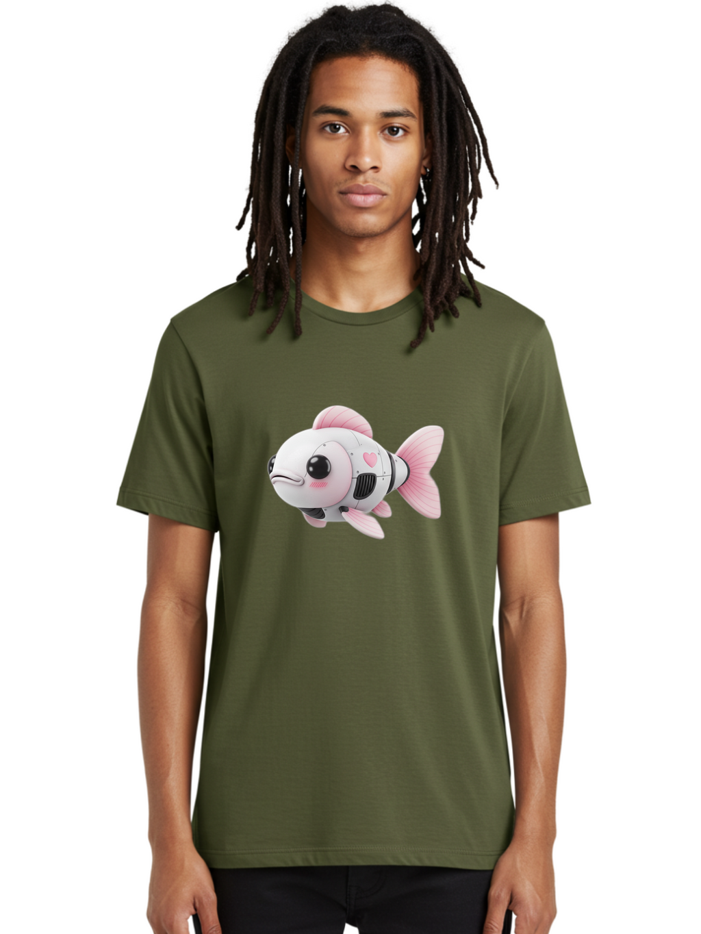 Pink-Robot-Fish Men'S Graphic Tee, 100% Cotton, Comfortable Casual Summer Wear, Machine Washable, Vintage Camera, Old Camera, Antique Camera, Black Camera, Classic Photography, Photography Equipment, Nostalgic Device, Film Camera, Camera Art Bal144