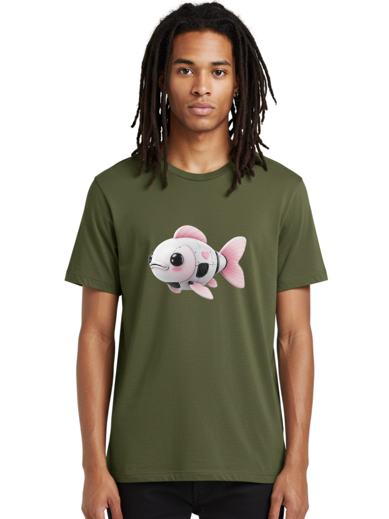 Pink-Robot-Fish Men'S Graphic Tee, 100% Cotton, Comfortable Casual Summer Wear, Machine Washable, Vintage Camera, Old Camera, Antique Camera, Black Camera, Classic Photography, Photography Equipment, Nostalgic Device, Film Camera, Camera Art Bal144