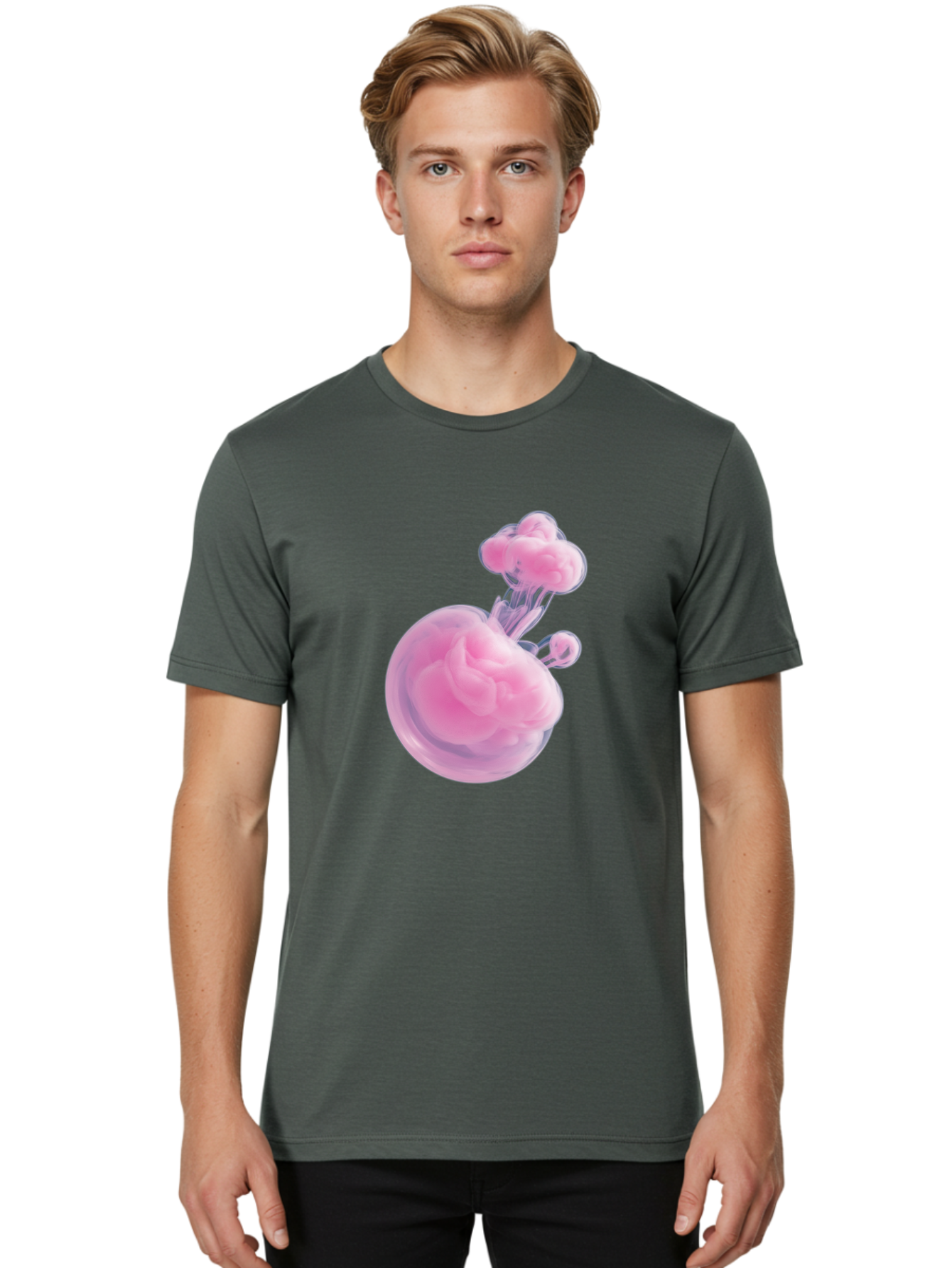 Pink-Splash Men'S Graphic Tee, 100% Cotton, Comfortable Casual Summer Wear, Machine Washable, Vintage Camera, Old Camera, Antique Camera, Black Camera, Classic Photography, Photography Equipment, Nostalgic Device, Film Camera, Camera Art Bal146