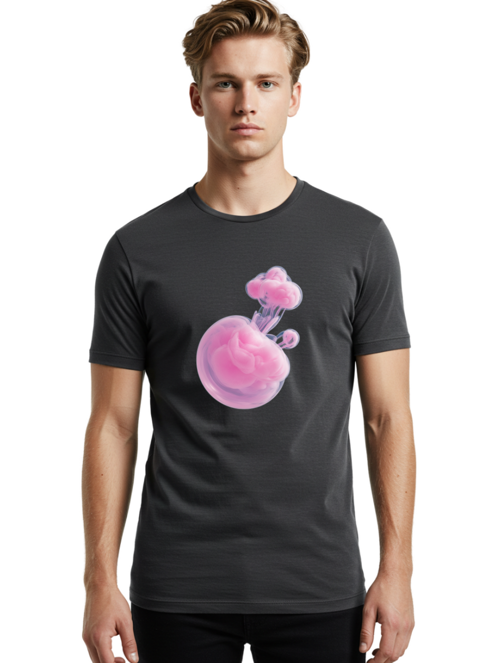 Pink-Splash Men'S Graphic Tee, 100% Cotton, Comfortable Casual Summer Wear, Machine Washable, Vintage Camera, Old Camera, Antique Camera, Black Camera, Classic Photography, Photography Equipment, Nostalgic Device, Film Camera, Camera Art Bal146