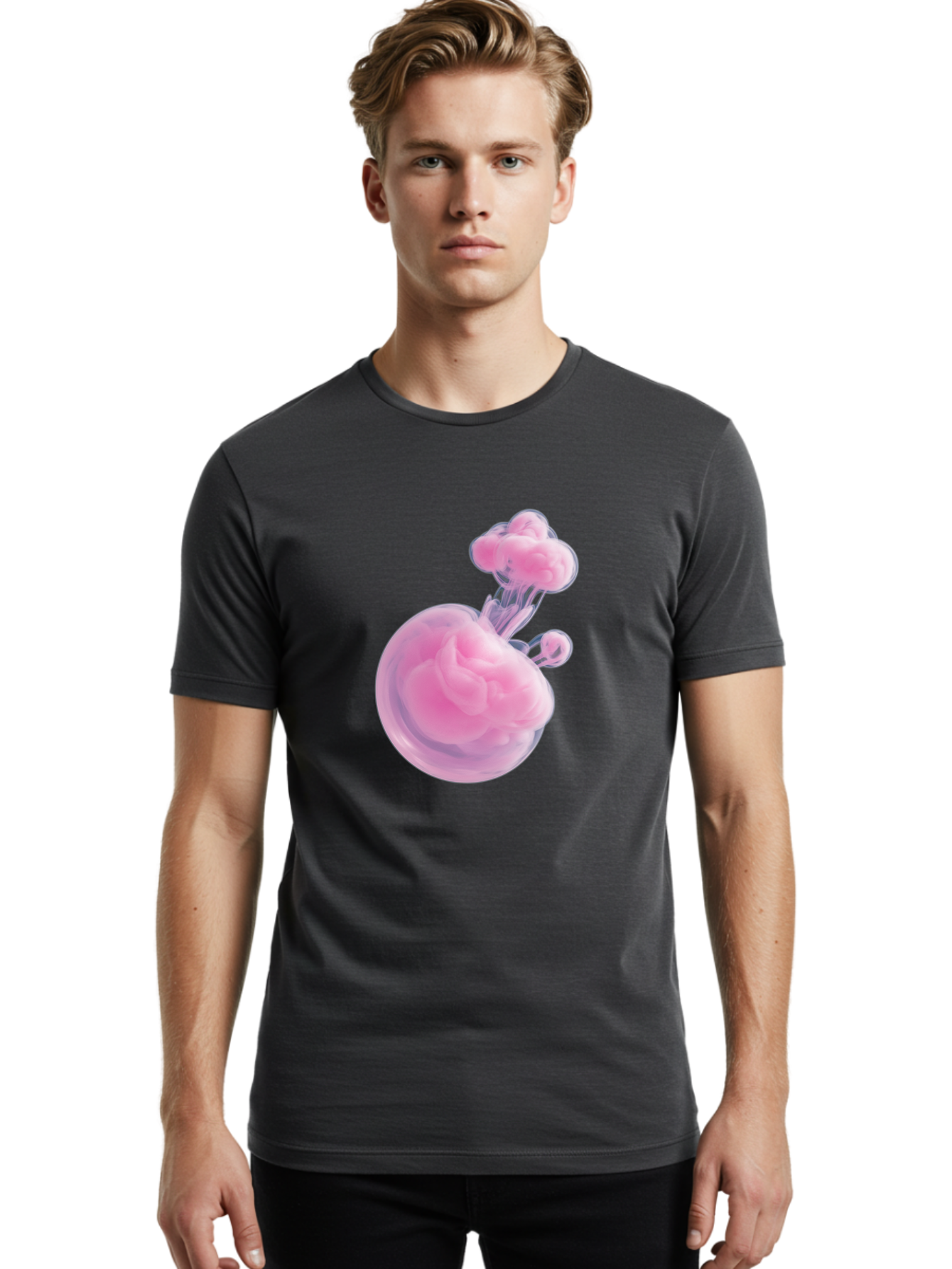 Pink-Splash Men'S Graphic Tee, 100% Cotton, Comfortable Casual Summer Wear, Machine Washable, Vintage Camera, Old Camera, Antique Camera, Black Camera, Classic Photography, Photography Equipment, Nostalgic Device, Film Camera, Camera Art Bal146