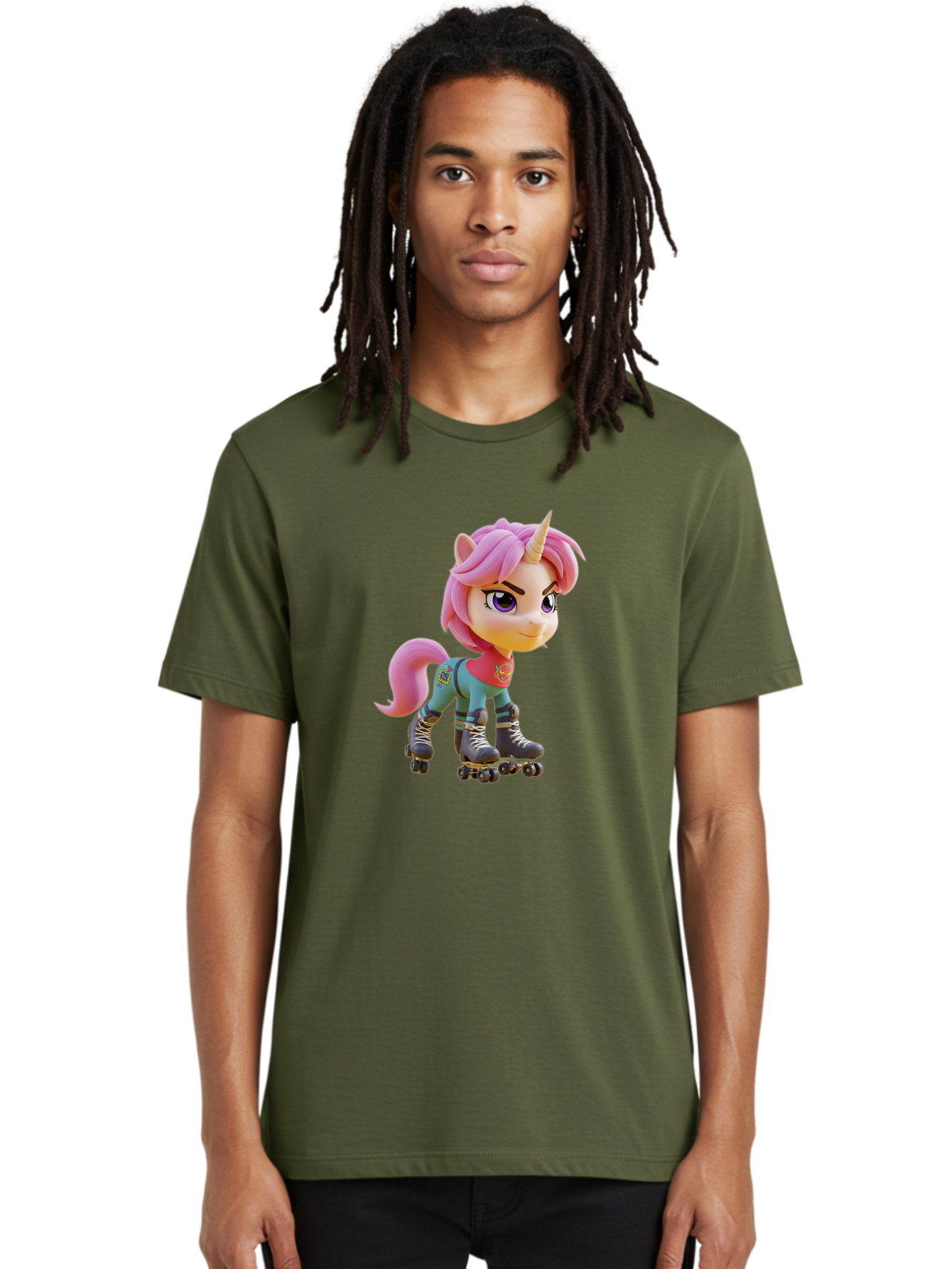 Pink-Unicorn-Roller-Skater Men'S Graphic Tee, 100% Cotton, Comfortable Casual Summer Wear, Machine Washable, Vintage Camera, Old Camera, Antique Camera, Black Camera, Classic Photography, Photography Equipment, Nostalgic Device, Film Camera, Bal147