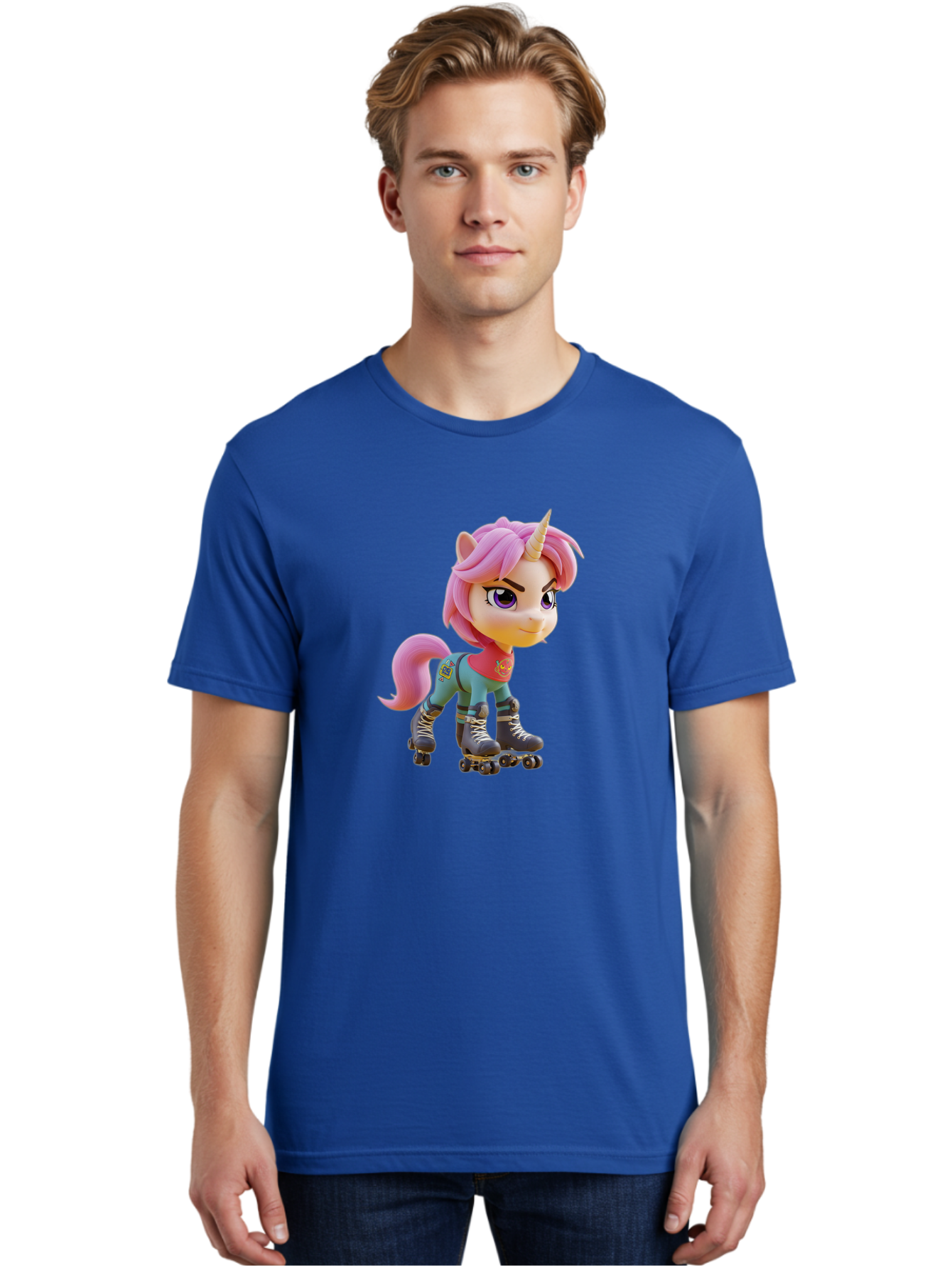 Pink-Unicorn-Roller-Skater Men'S Graphic Tee, 100% Cotton, Comfortable Casual Summer Wear, Machine Washable, Vintage Camera, Old Camera, Antique Camera, Black Camera, Classic Photography, Photography Equipment, Nostalgic Device, Film Camera, Bal147