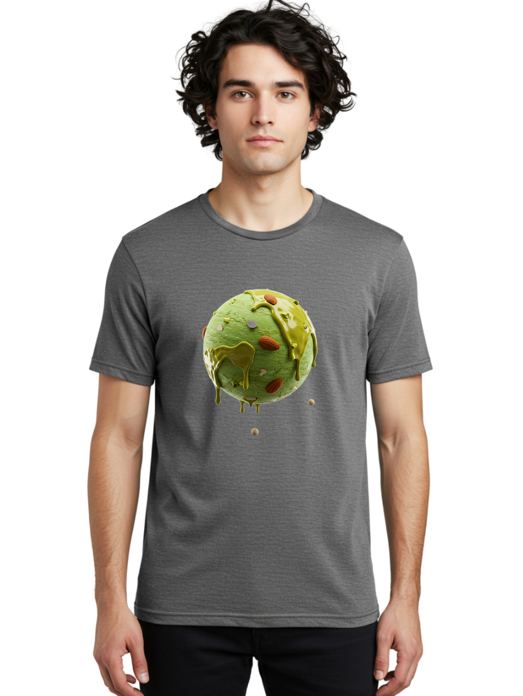 Pistachio-Ice-Cream Men'S Graphic Tee, 100% Cotton, Comfortable Casual Summer Wear, Machine Washable, Vintage Camera, Old Camera, Antique Camera, Black Camera, Classic Photography, Photography Equipment, Nostalgic Device, Film Camera, Bal152