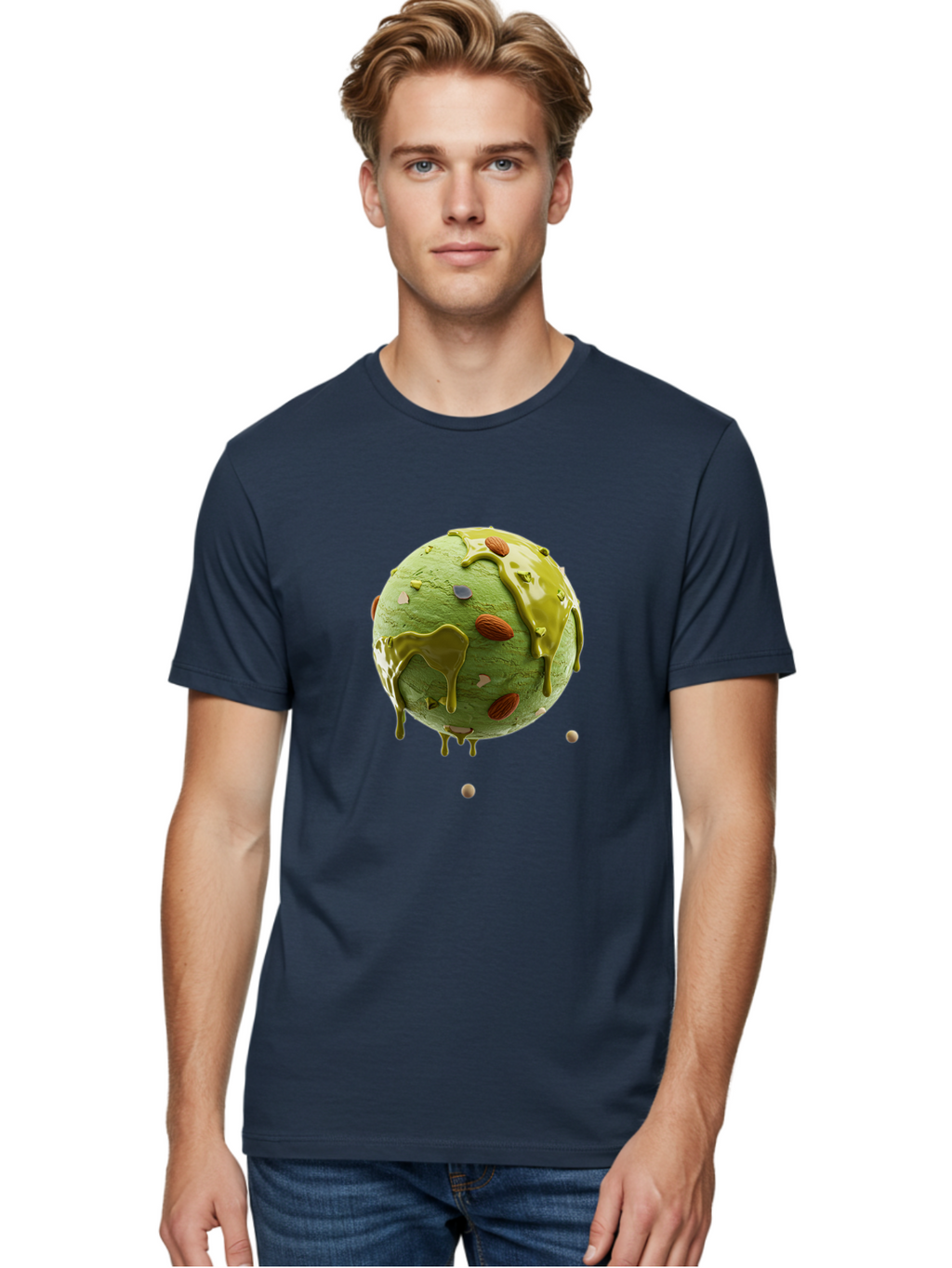 Pistachio-Ice-Cream Men'S Graphic Tee, 100% Cotton, Comfortable Casual Summer Wear, Machine Washable, Vintage Camera, Old Camera, Antique Camera, Black Camera, Classic Photography, Photography Equipment, Nostalgic Device, Film Camera, Bal152