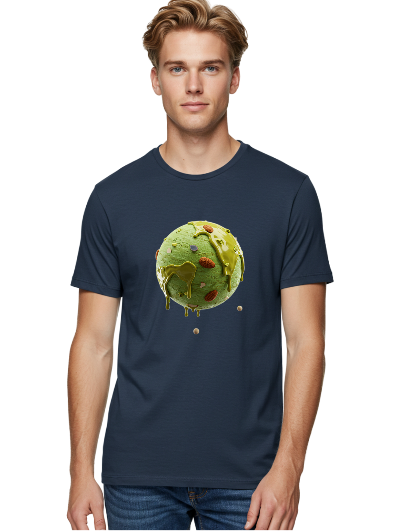 Pistachio-Ice-Cream Men'S Graphic Tee, 100% Cotton, Comfortable Casual Summer Wear, Machine Washable, Vintage Camera, Old Camera, Antique Camera, Black Camera, Classic Photography, Photography Equipment, Nostalgic Device, Film Camera, Bal152