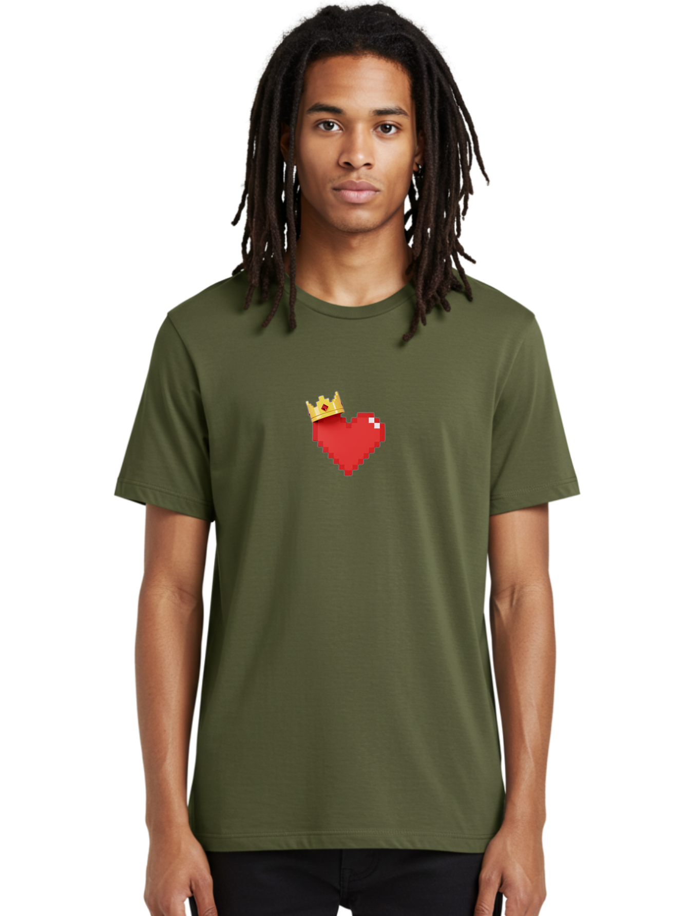Pixel-Heart-Crown Men'S Graphic Tee, 100% Cotton, Comfortable Casual Summer Wear, Machine Washable, Vintage Camera, Old Camera, Antique Camera, Black Camera, Classic Photography, Photography Equipment, Nostalgic Device, Film Camera, Camera Art Bal153