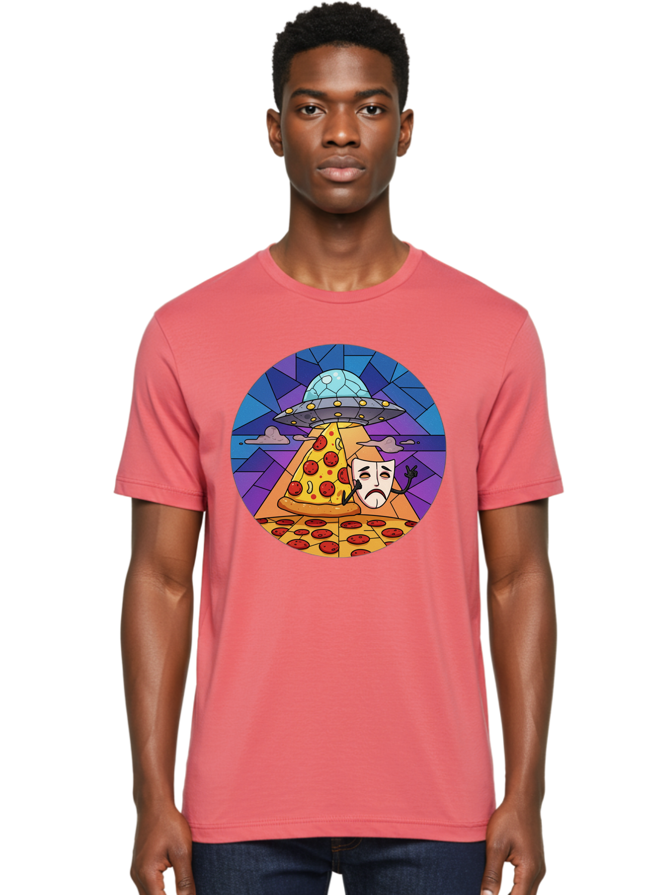 Pizza-Masquerade-Abduction Men'S Graphic Tee, 100% Cotton, Comfortable Casual Summer Wear, Machine Washable, Vintage Camera, Old Camera, Antique Camera, Black Camera, Classic Photography, Photography Equipment, Nostalgic Device, Film Camera, Bal155