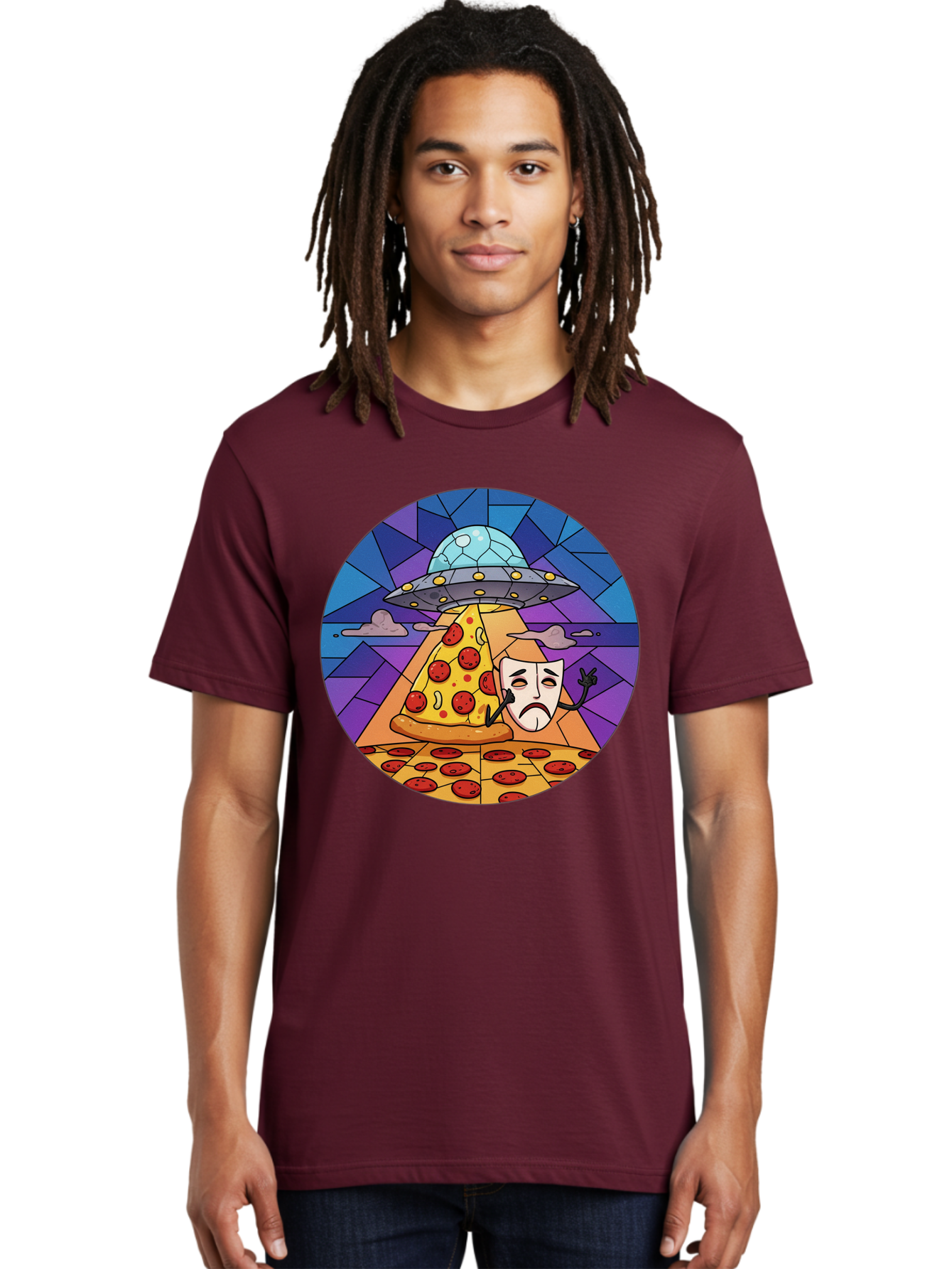 Pizza-Masquerade-Abduction Men'S Graphic Tee, 100% Cotton, Comfortable Casual Summer Wear, Machine Washable, Vintage Camera, Old Camera, Antique Camera, Black Camera, Classic Photography, Photography Equipment, Nostalgic Device, Film Camera, Bal155