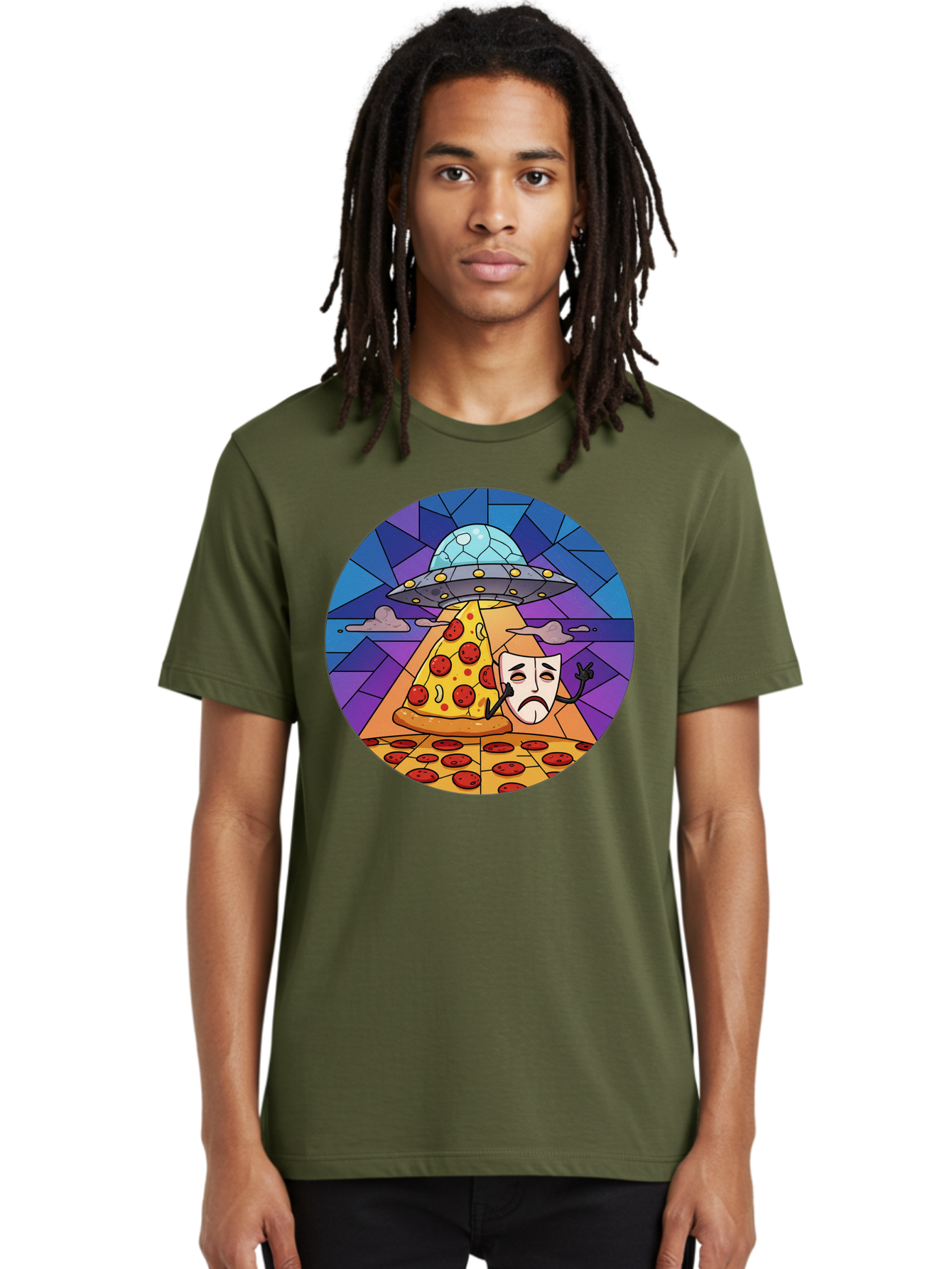 Pizza-Masquerade-Abduction Men'S Graphic Tee, 100% Cotton, Comfortable Casual Summer Wear, Machine Washable, Vintage Camera, Old Camera, Antique Camera, Black Camera, Classic Photography, Photography Equipment, Nostalgic Device, Film Camera, Bal155
