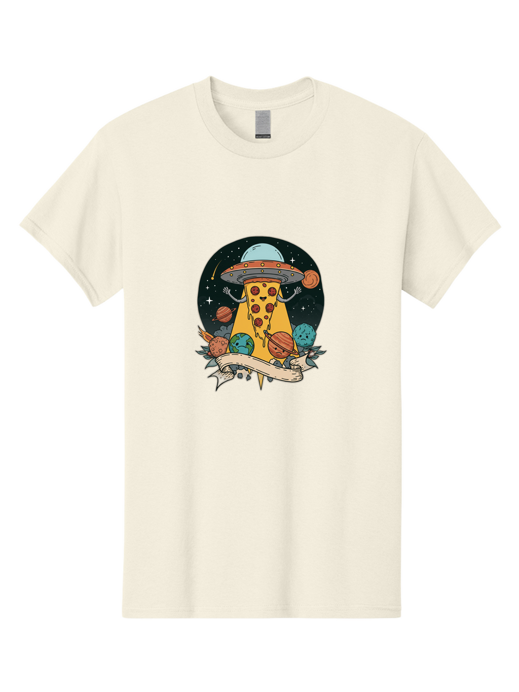 Pizza-Ufo-5 Men'S Graphic Tee, 100% Cotton, Comfortable Casual Summer Wear, Machine Washable, Vintage Camera, Old Camera, Antique Camera, Black Camera, Classic Photography, Photography Equipment, Nostalgic Device, Film Camera, Camera Art Bal160