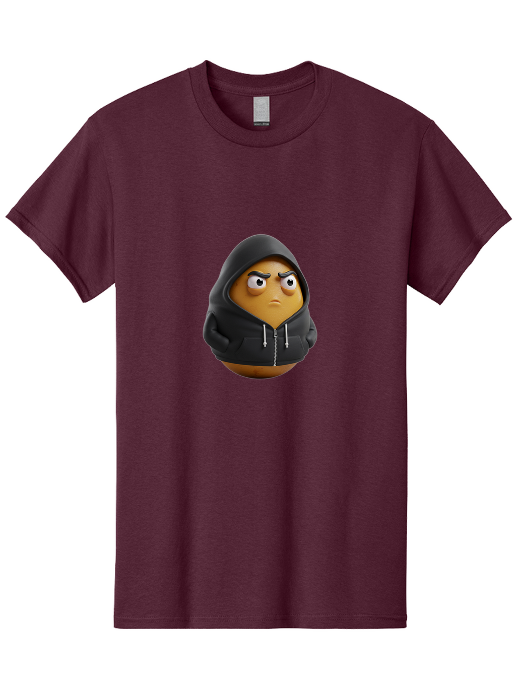 Potato-In-Hoodie Men'S Graphic Tee, 100% Cotton, Comfortable Casual Summer Wear, Machine Washable, Vintage Camera, Old Camera, Antique Camera, Black Camera, Classic Photography, Photography Equipment, Nostalgic Device, Film Camera, Camera Art Bal168