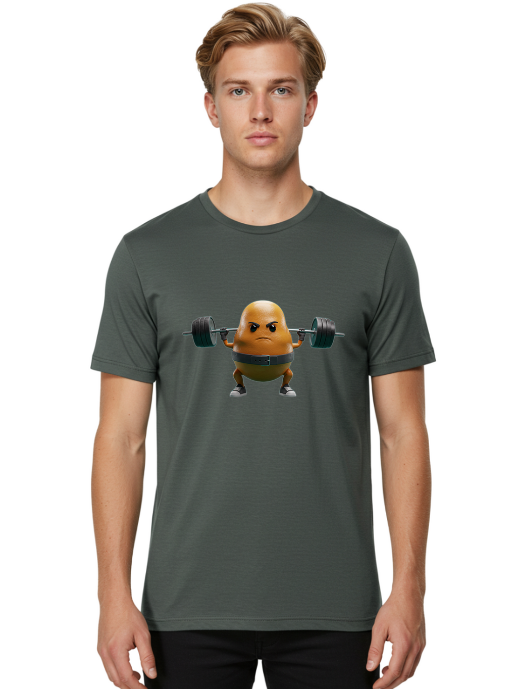 Potato-Lifting-Weights Men'S Graphic Tee, 100% Cotton, Comfortable Casual Summer Wear, Machine Washable, Vintage Camera, Old Camera, Antique Camera, Black Camera, Classic Photography, Photography Equipment, Nostalgic Device, Film Camera, Bal169