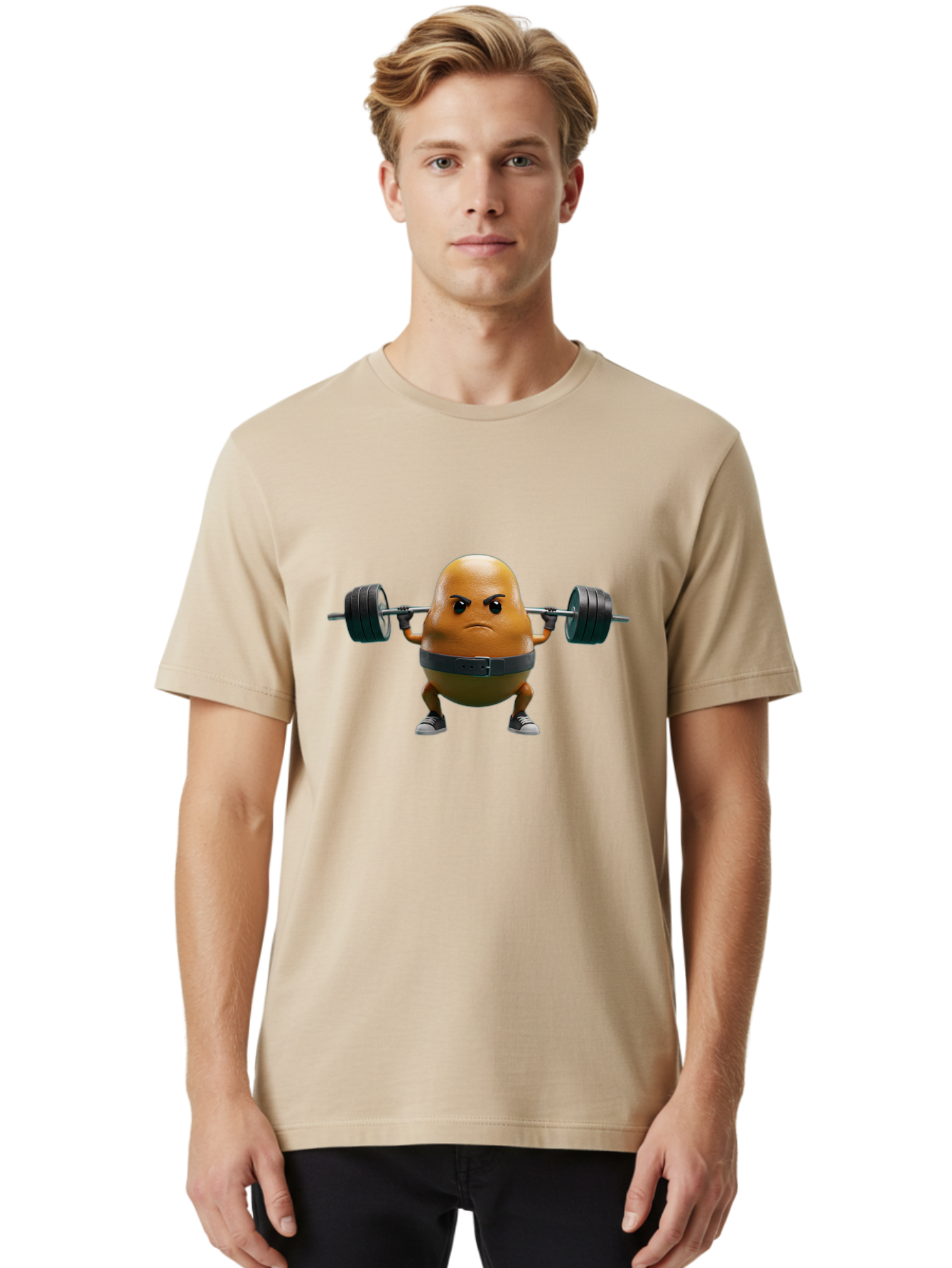 Potato-Lifting-Weights Men'S Graphic Tee, 100% Cotton, Comfortable Casual Summer Wear, Machine Washable, Vintage Camera, Old Camera, Antique Camera, Black Camera, Classic Photography, Photography Equipment, Nostalgic Device, Film Camera, Bal169
