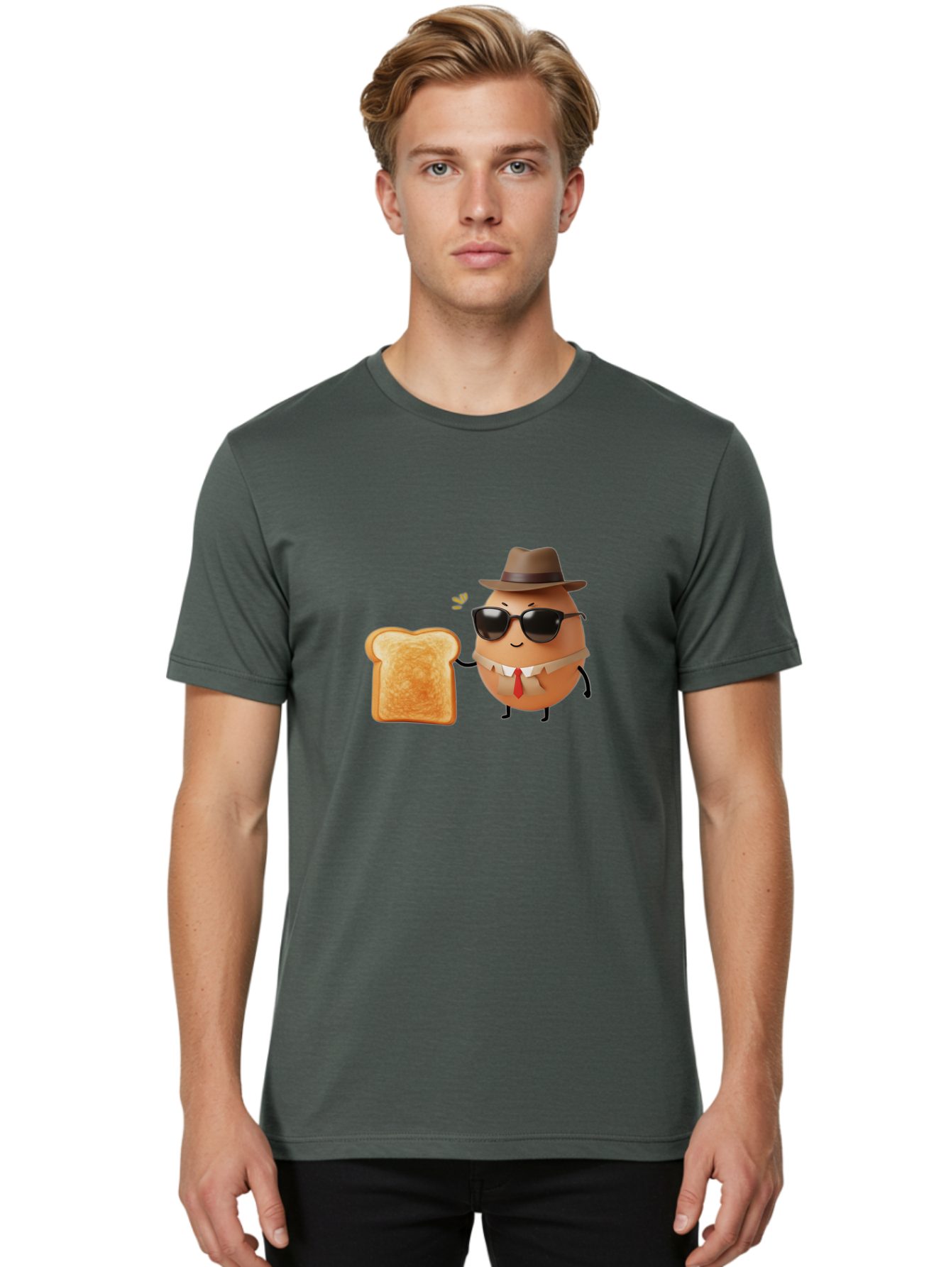 Potato-Spy Men'S Graphic Tee, 100% Cotton, Comfortable Casual Summer Wear, Machine Washable, Vintage Camera, Old Camera, Antique Camera, Black Camera, Classic Photography, Photography Equipment, Nostalgic Device, Film Camera, Camera Art Bal170