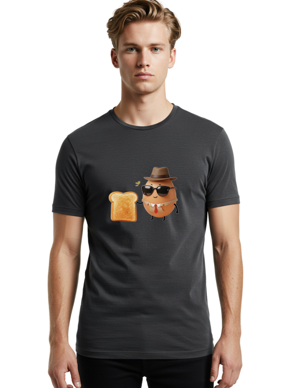 Potato-Spy Men'S Graphic Tee, 100% Cotton, Comfortable Casual Summer Wear, Machine Washable, Vintage Camera, Old Camera, Antique Camera, Black Camera, Classic Photography, Photography Equipment, Nostalgic Device, Film Camera, Camera Art Bal170