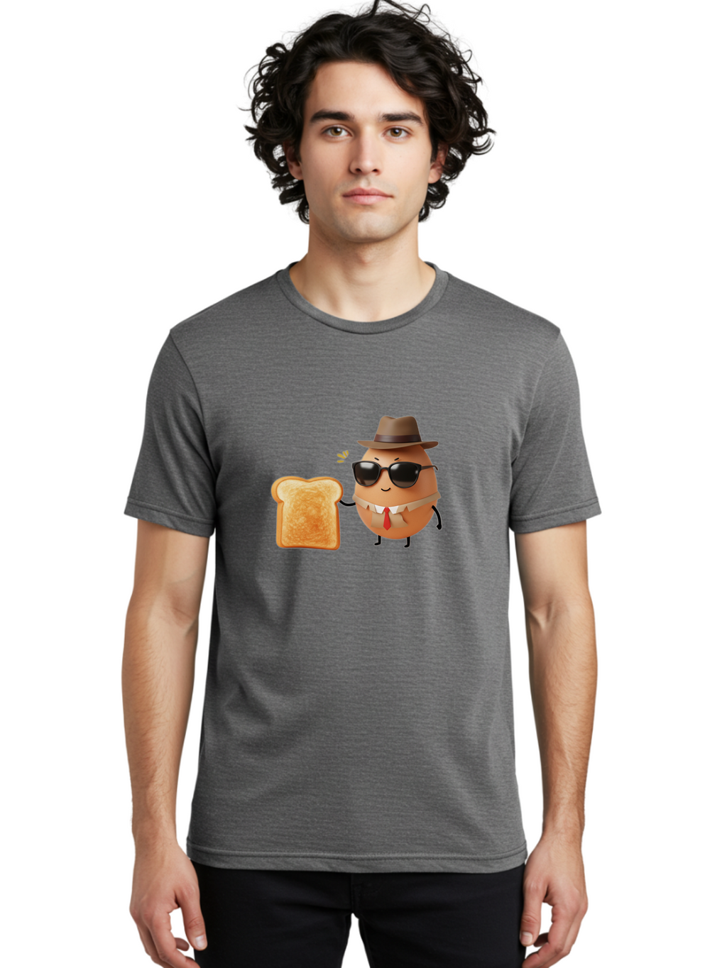 Potato-Spy Men'S Graphic Tee, 100% Cotton, Comfortable Casual Summer Wear, Machine Washable, Vintage Camera, Old Camera, Antique Camera, Black Camera, Classic Photography, Photography Equipment, Nostalgic Device, Film Camera, Camera Art Bal170