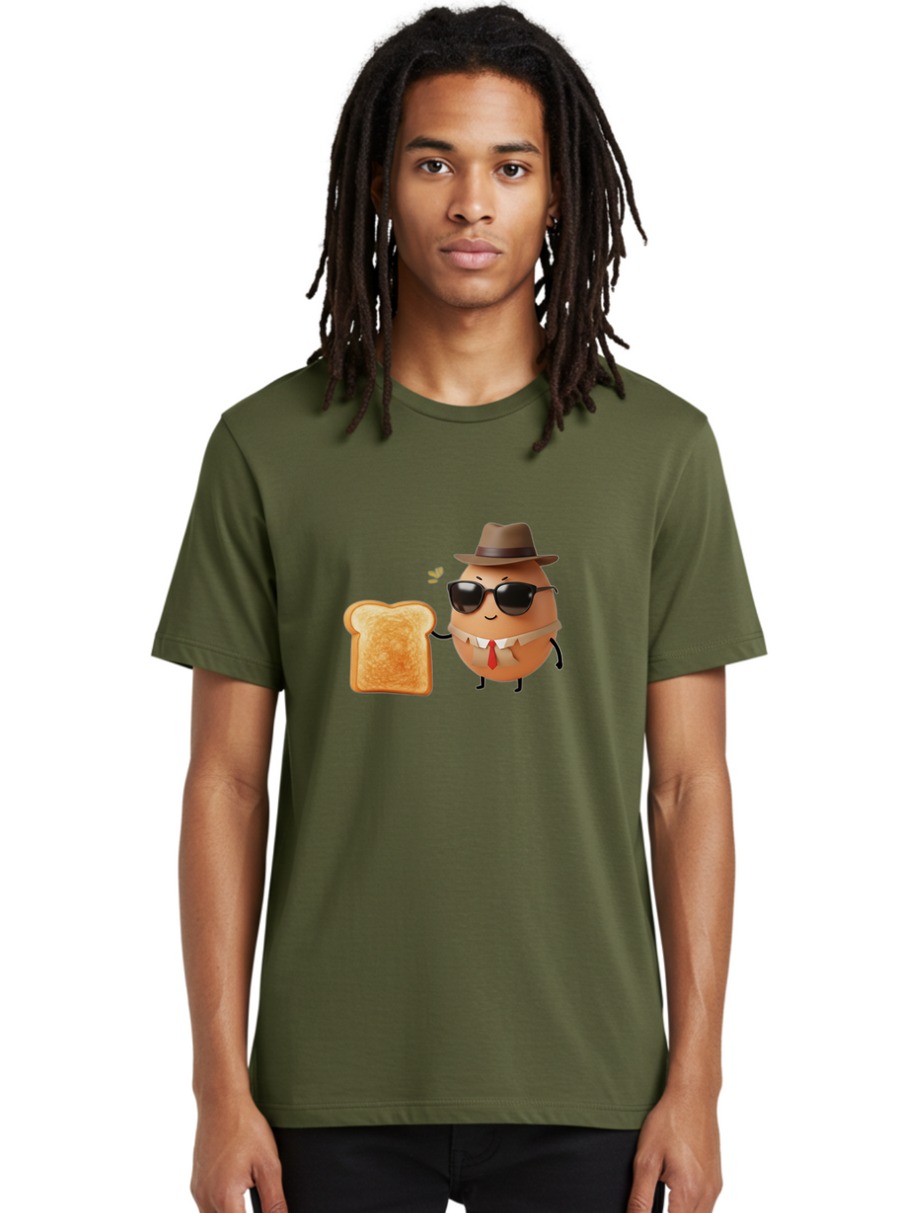 Potato-Spy Men'S Graphic Tee, 100% Cotton, Comfortable Casual Summer Wear, Machine Washable, Vintage Camera, Old Camera, Antique Camera, Black Camera, Classic Photography, Photography Equipment, Nostalgic Device, Film Camera, Camera Art Bal170