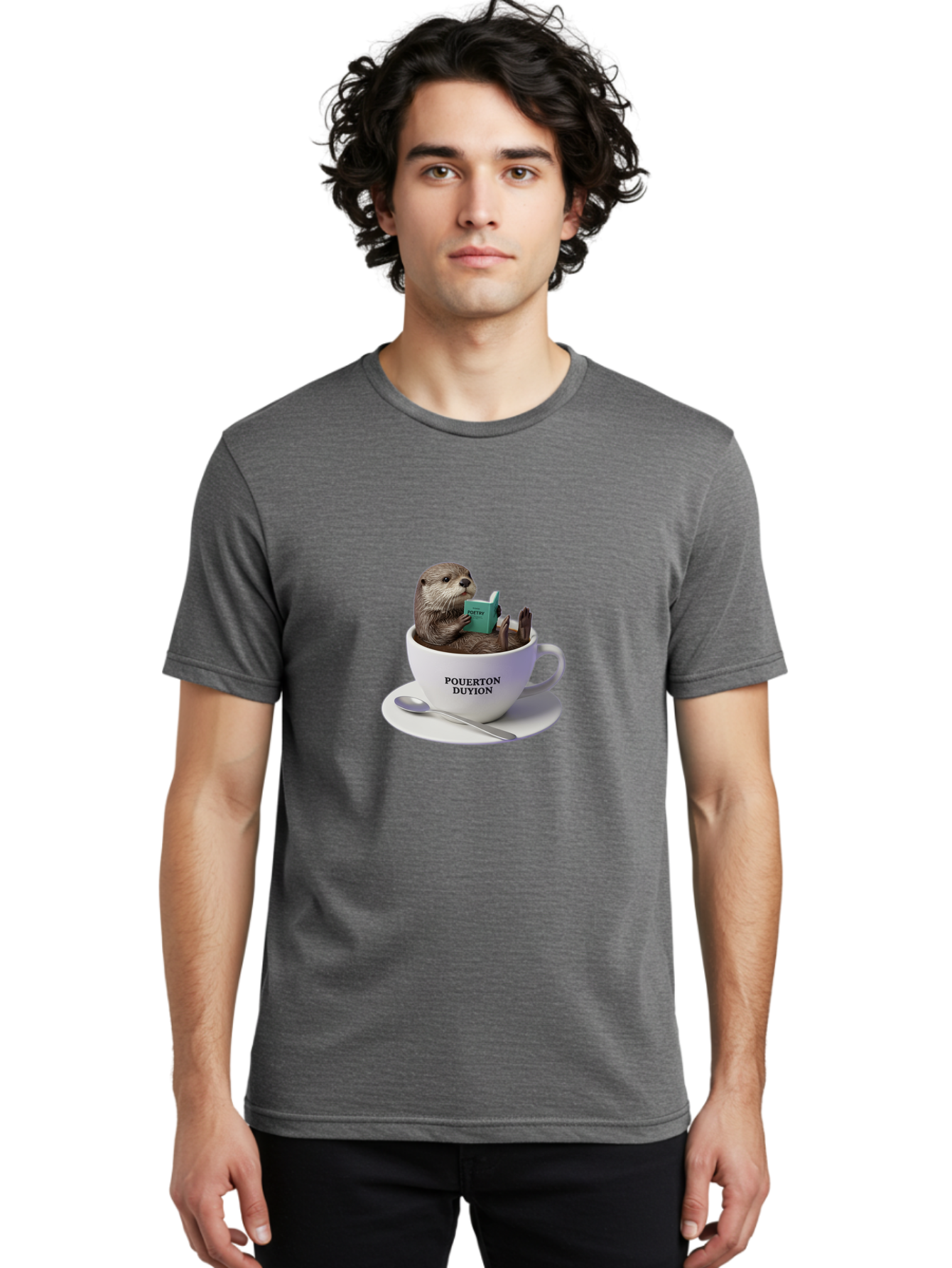 Pouerton-Duyion-Otter Men'S Graphic Tee, 100% Cotton, Comfortable Casual Summer Wear, Machine Washable, Vintage Camera, Old Camera, Antique Camera, Black Camera, Classic Photography, Photography Equipment, Nostalgic Device, Film Camera, Bal171