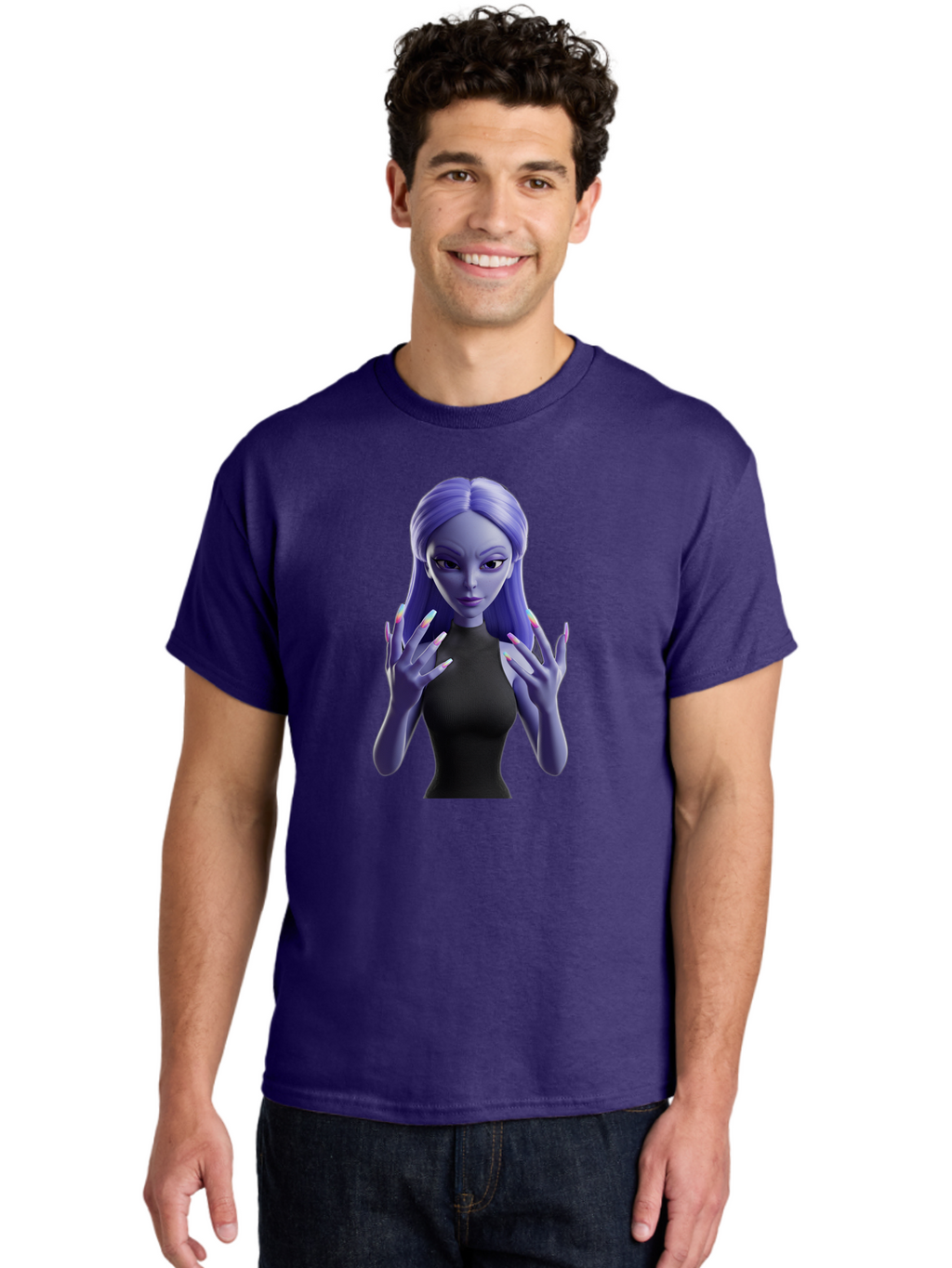 Purple-Cartoon-Character Men'S Graphic Tee, 100% Cotton, Comfortable Casual Summer Wear, Machine Washable, Vintage Camera, Old Camera, Antique Camera, Black Camera, Classic Photography, Photography Equipment, Nostalgic Device, Film Camera, Bal179