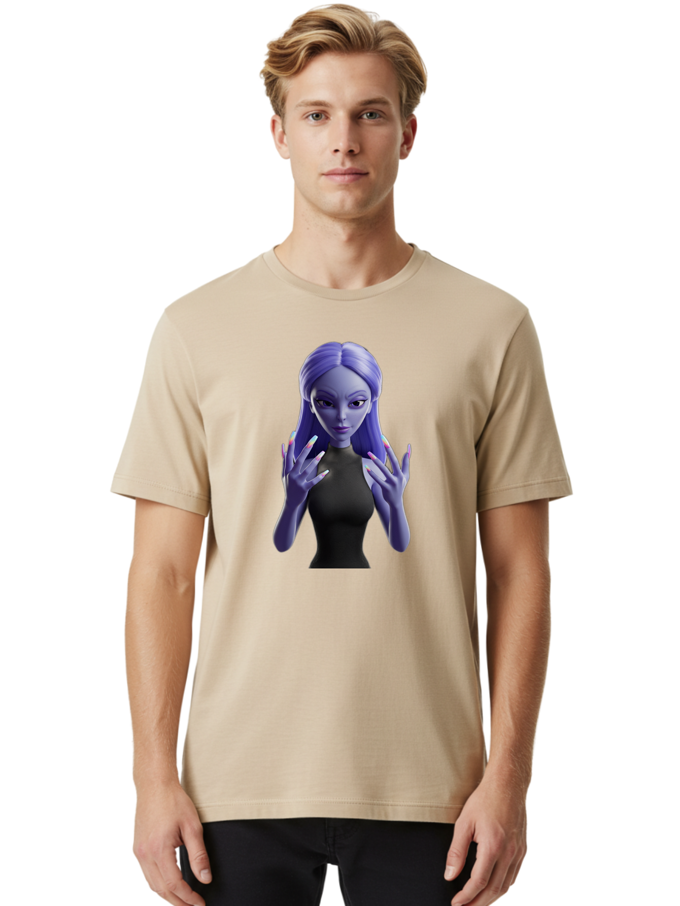 Purple-Cartoon-Character Men'S Graphic Tee, 100% Cotton, Comfortable Casual Summer Wear, Machine Washable, Vintage Camera, Old Camera, Antique Camera, Black Camera, Classic Photography, Photography Equipment, Nostalgic Device, Film Camera, Bal179