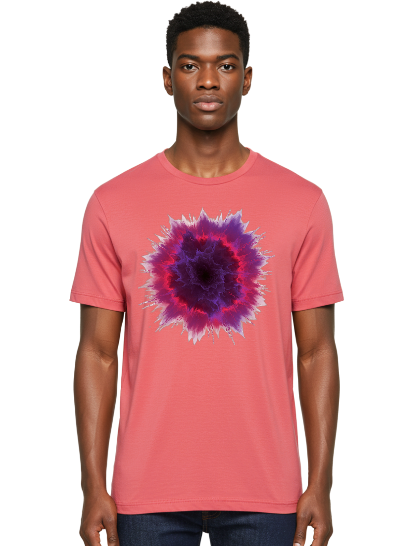 Purple-Explosive-Bloom Men'S Graphic Tee, 100% Cotton, Comfortable Casual Summer Wear, Machine Washable, Vintage Camera, Old Camera, Antique Camera, Black Camera, Classic Photography, Photography Equipment, Nostalgic Device, Film Camera, Bal183