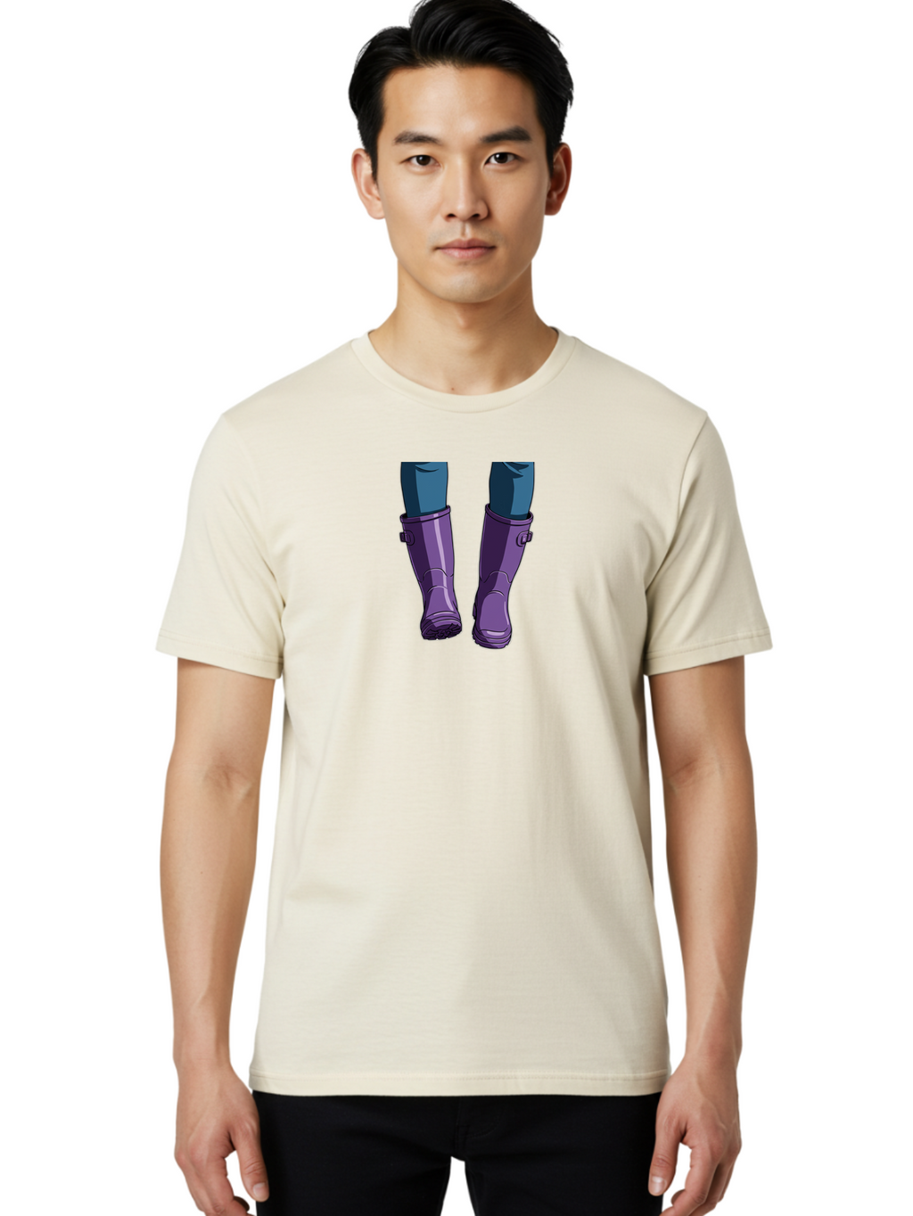 Purple-Rain-Boots Men'S Graphic Tee, 100% Cotton, Comfortable Casual Summer Wear, Machine Washable, Vintage Camera, Old Camera, Antique Camera, Black Camera, Classic Photography, Photography Equipment, Nostalgic Device, Film Camera, Camera Art Bal187