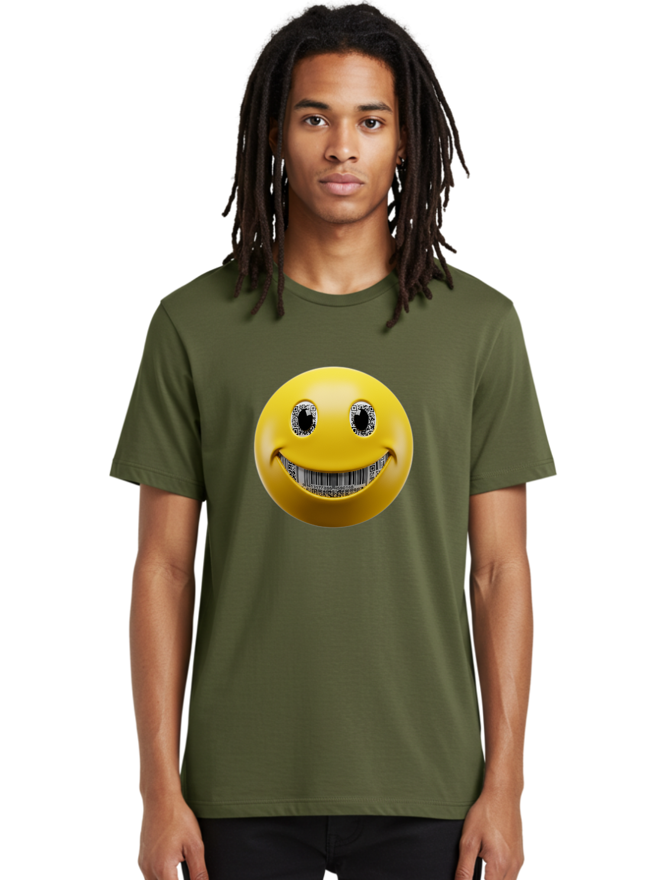Qr-Code-Smiley Men'S Graphic Tee, 100% Cotton, Comfortable Casual Summer Wear, Machine Washable, Vintage Camera, Old Camera, Antique Camera, Black Camera, Classic Photography, Photography Equipment, Nostalgic Device, Film Camera, Camera Art Bal192