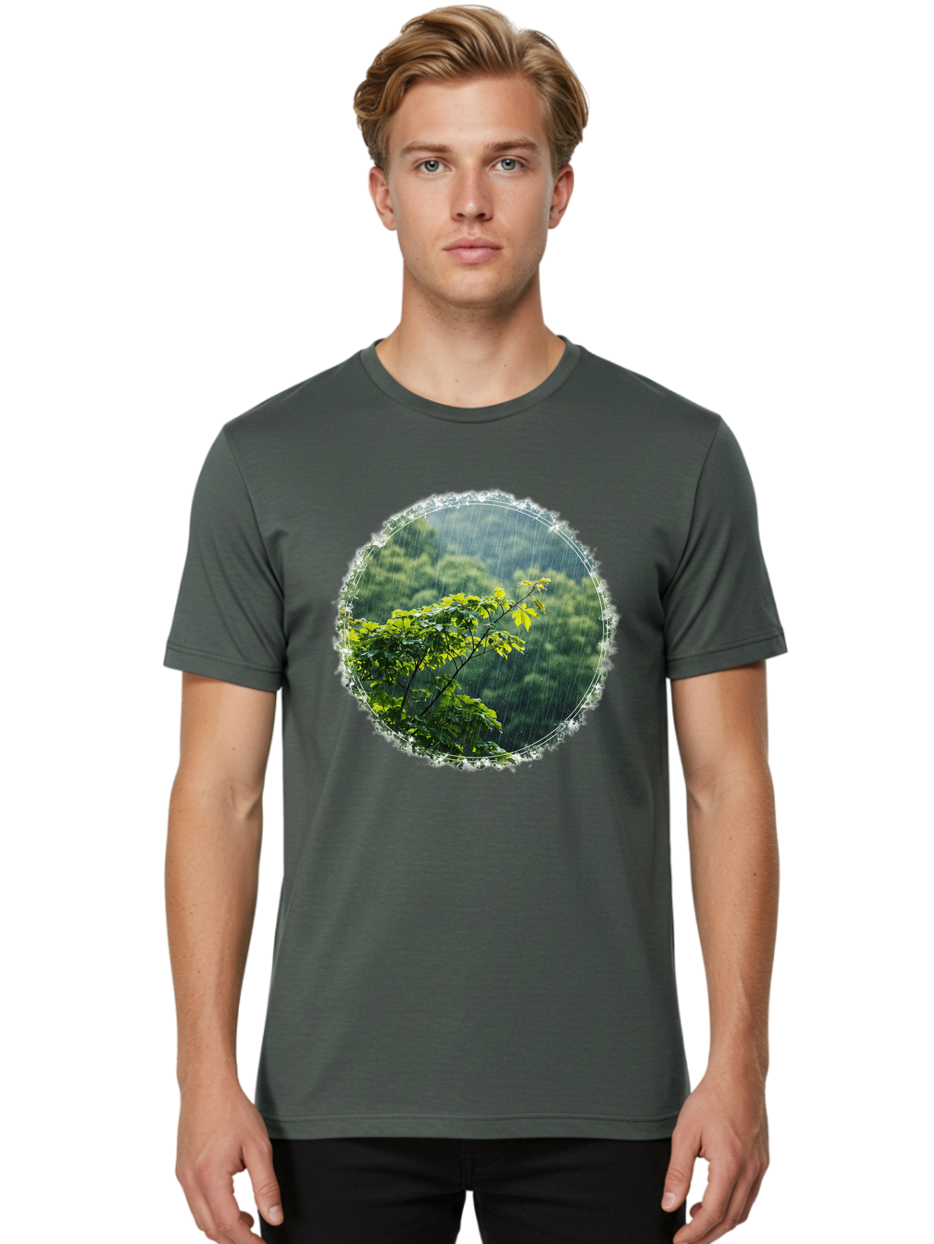 Rain-On-Leaves Men'S Graphic Tee, 100% Cotton, Comfortable Casual Summer Wear, Machine Washable, Vintage Camera, Old Camera, Antique Camera, Black Camera, Classic Photography, Photography Equipment, Nostalgic Device, Film Camera, Camera Art Bal195