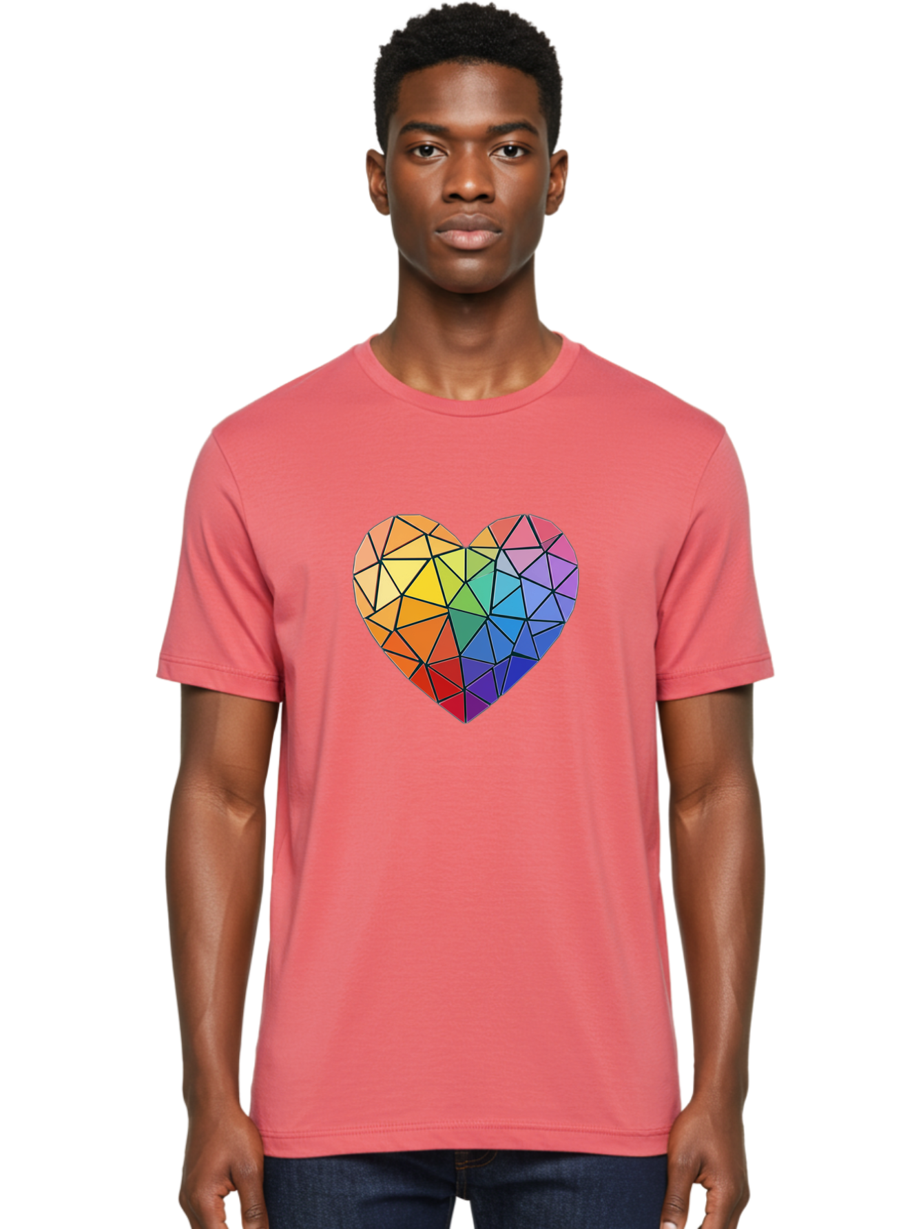 Rainbow-Heart Men'S Graphic Tee, 100% Cotton, Comfortable Casual Summer Wear, Machine Washable, Vintage Camera, Old Camera, Antique Camera, Black Camera, Classic Photography, Photography Equipment, Nostalgic Device, Film Camera, Camera Art Bal198