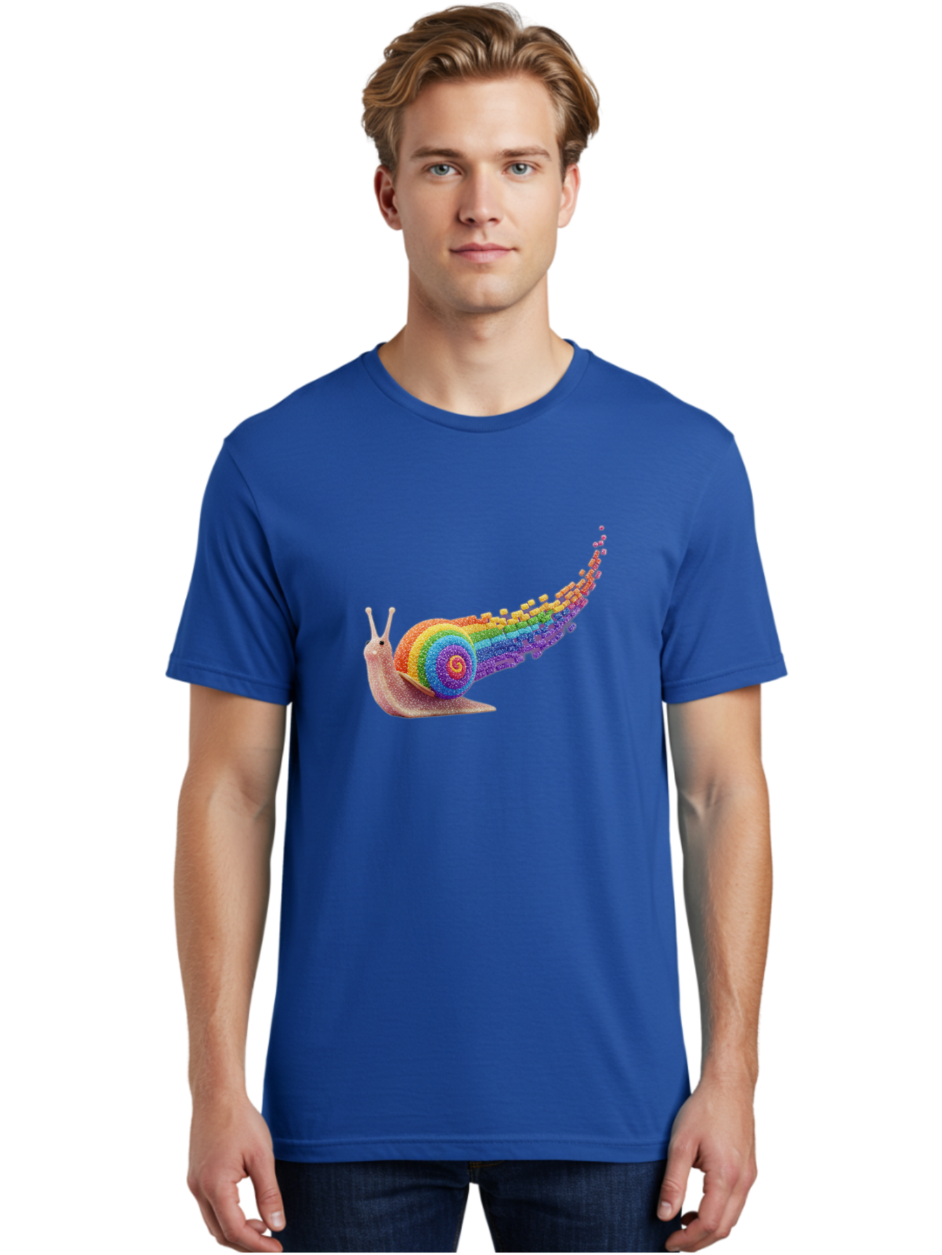 Rainbow-Snail-1 Men'S Graphic Tee, 100% Cotton, Comfortable Casual Summer Wear, Machine Washable, Vintage Camera, Old Camera, Antique Camera, Black Camera, Classic Photography, Photography Equipment, Nostalgic Device, Film Camera, Camera Art Bal202