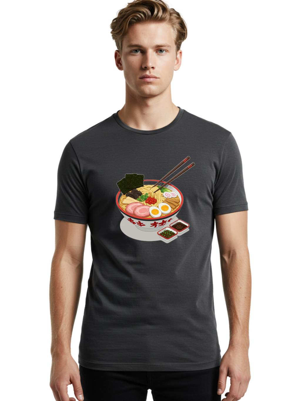 Ramen-Noodle-Soup Men'S Graphic Tee, 100% Cotton, Comfortable Casual Summer Wear, Machine Washable, Vintage Camera, Old Camera, Antique Camera, Black Camera, Classic Photography, Photography Equipment, Nostalgic Device, Film Camera, Camera Art Bal210