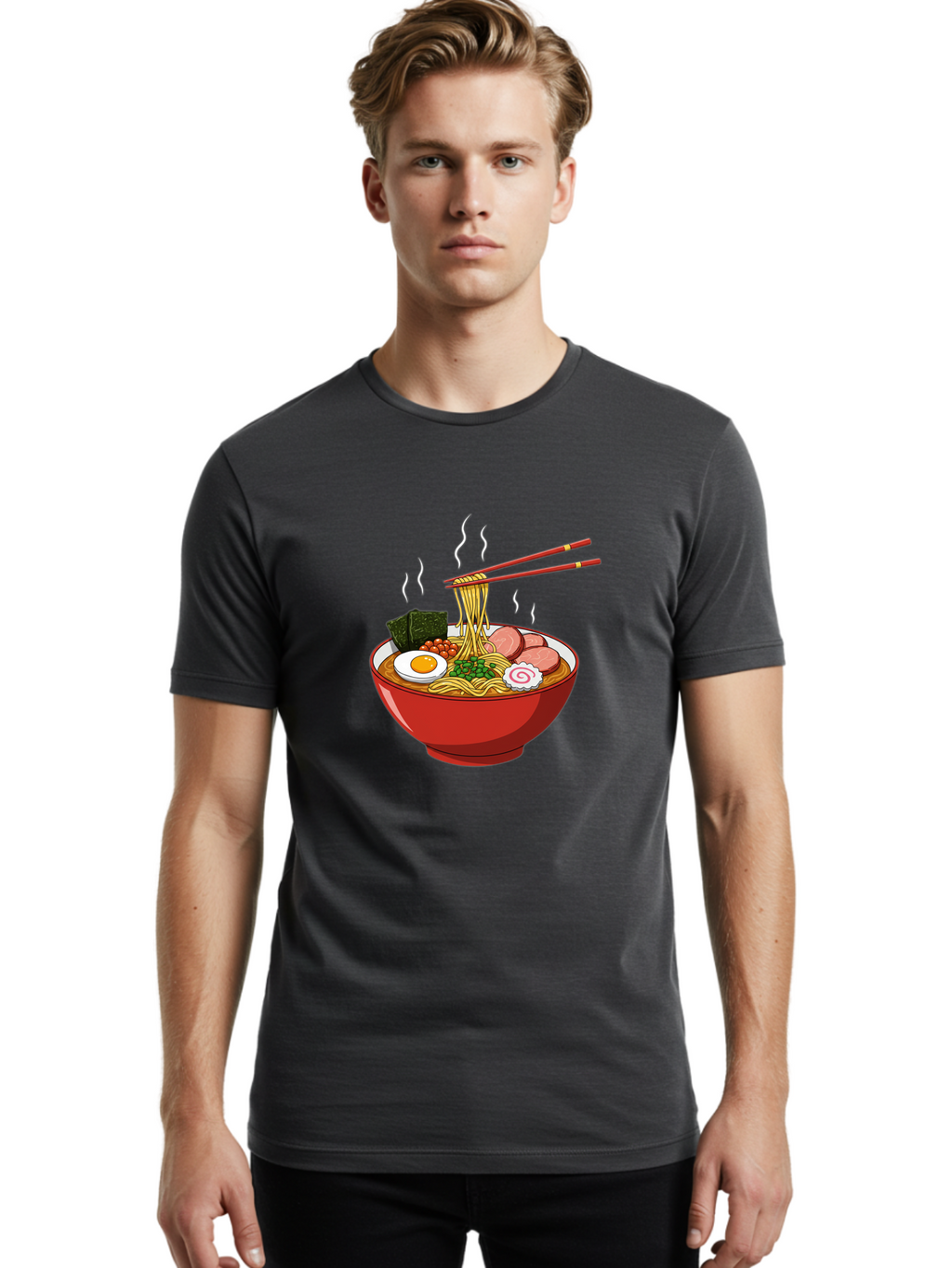 Ramen-Noodle Men'S Graphic Tee, 100% Cotton, Comfortable Casual Summer Wear, Machine Washable, Vintage Camera, Old Camera, Antique Camera, Black Camera, Classic Photography, Photography Equipment, Nostalgic Device, Film Camera, Camera Art Bal211